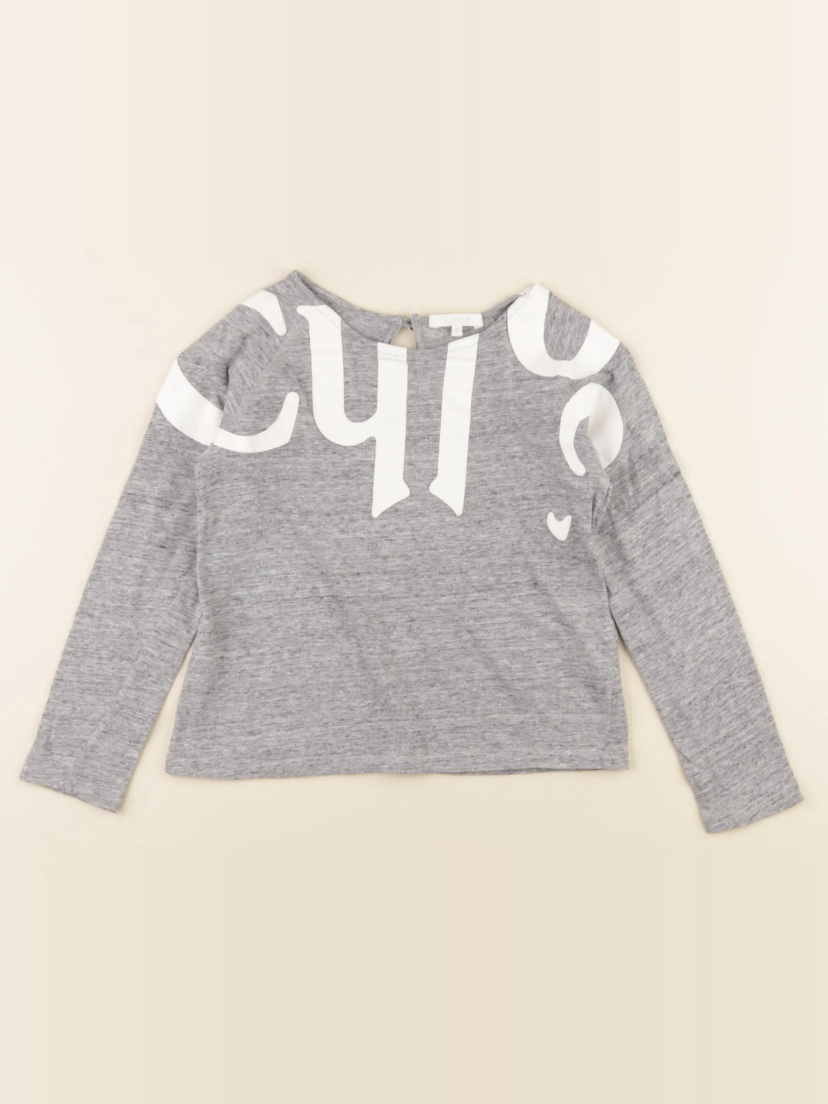Chloé - tee-shirt gris - 8 ans