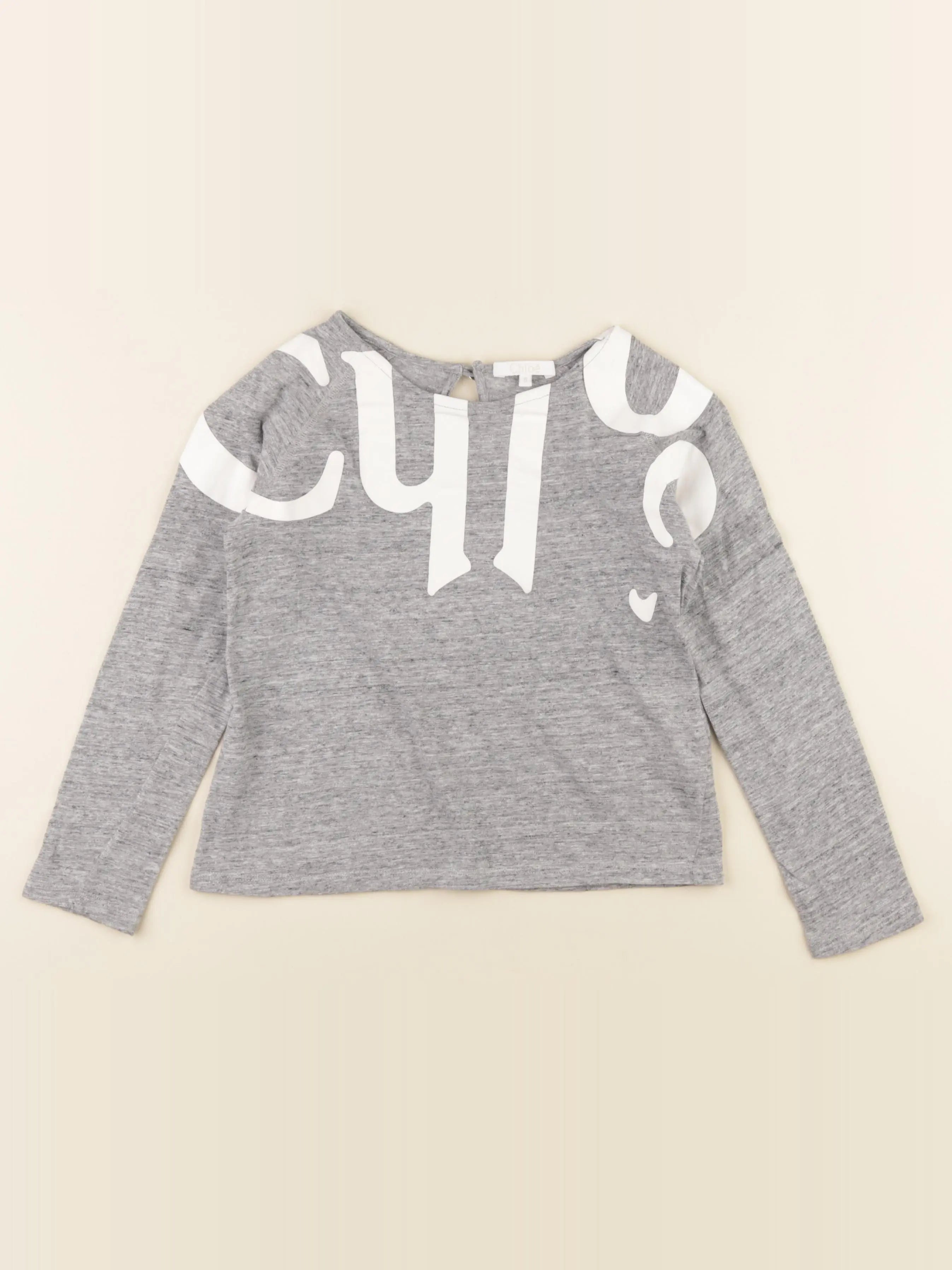 Chloé - tee-shirt gris - 8 ans
