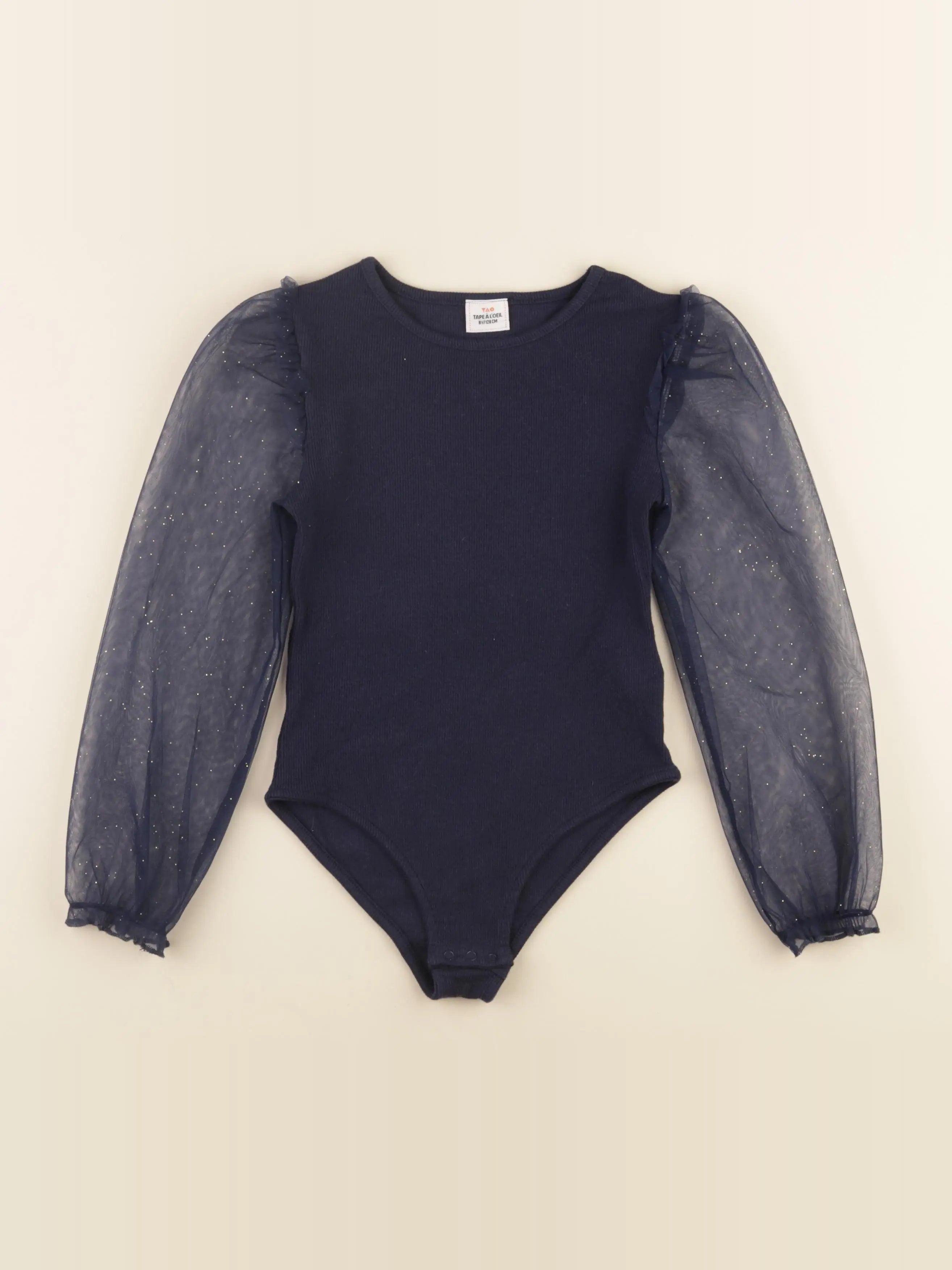 Tape à l'oeil - body tee-shirt bleu - 8 ans