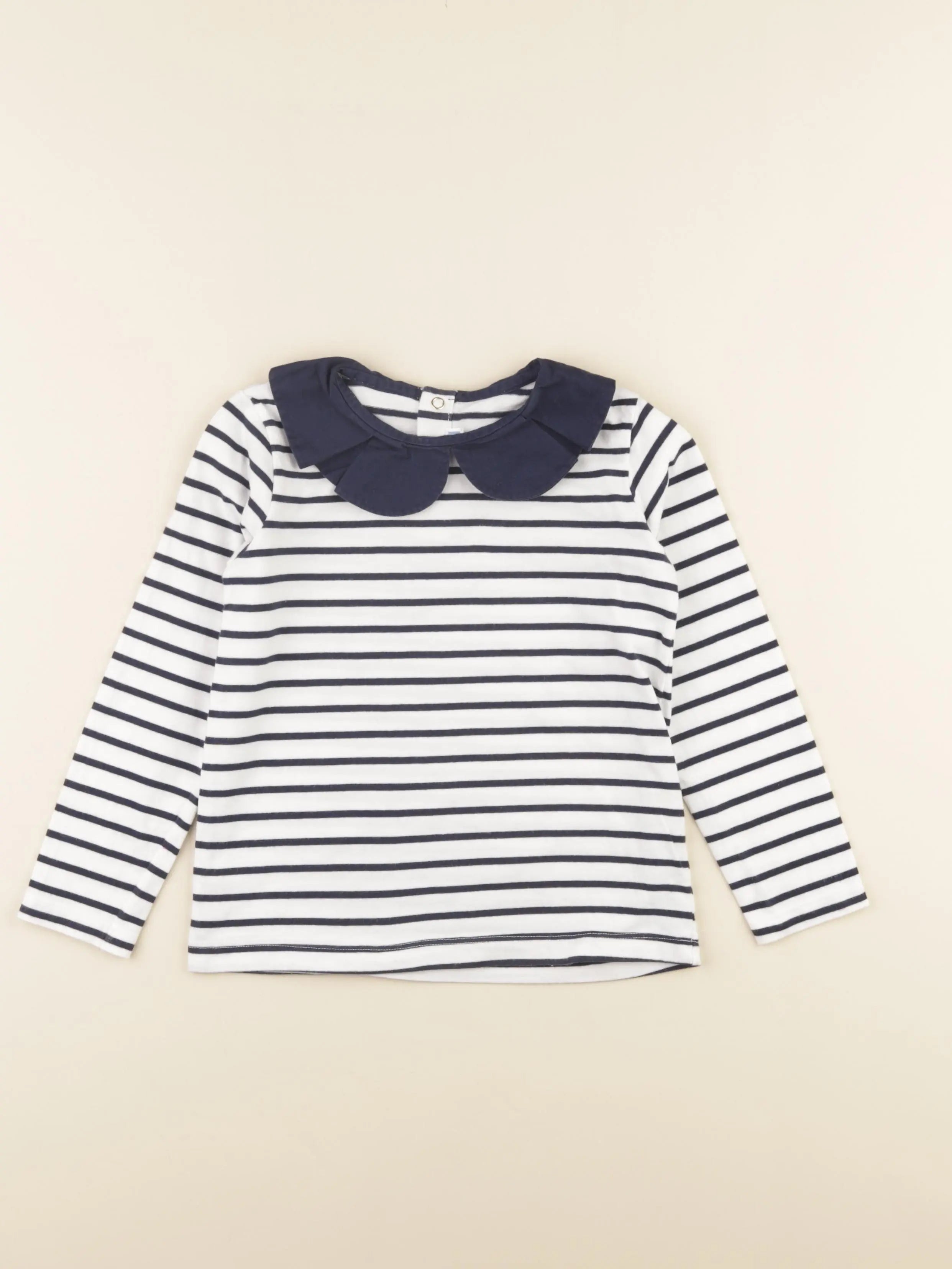 Jacadi - tee-shirt blanc, bleu - 6 ans