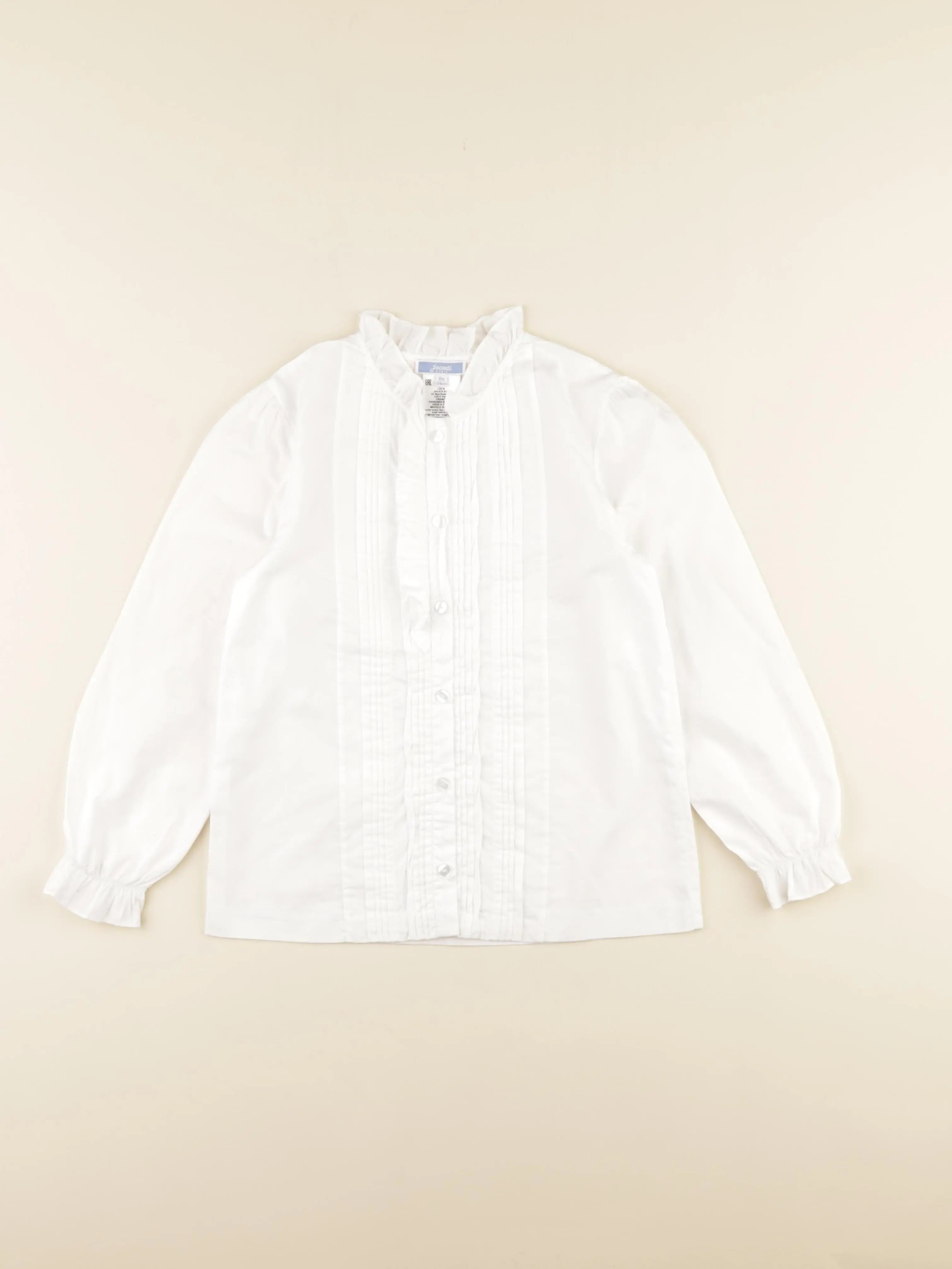 Jacadi - blouse blanc - 8 ans