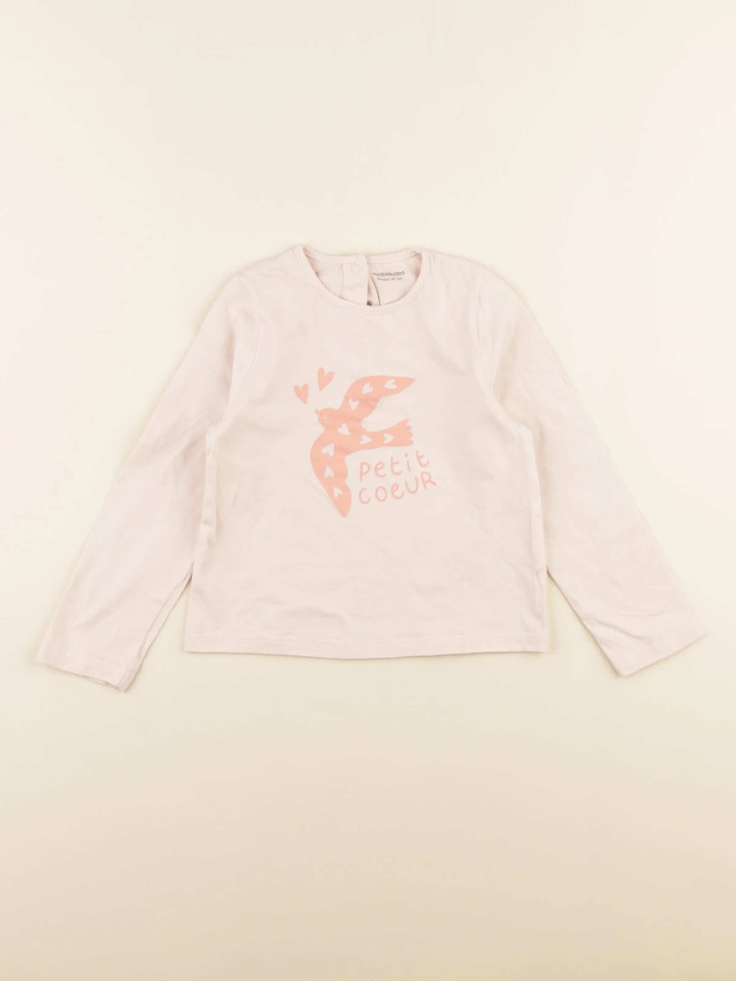 Vertbaudet - tee-shirt rose - 36 mois