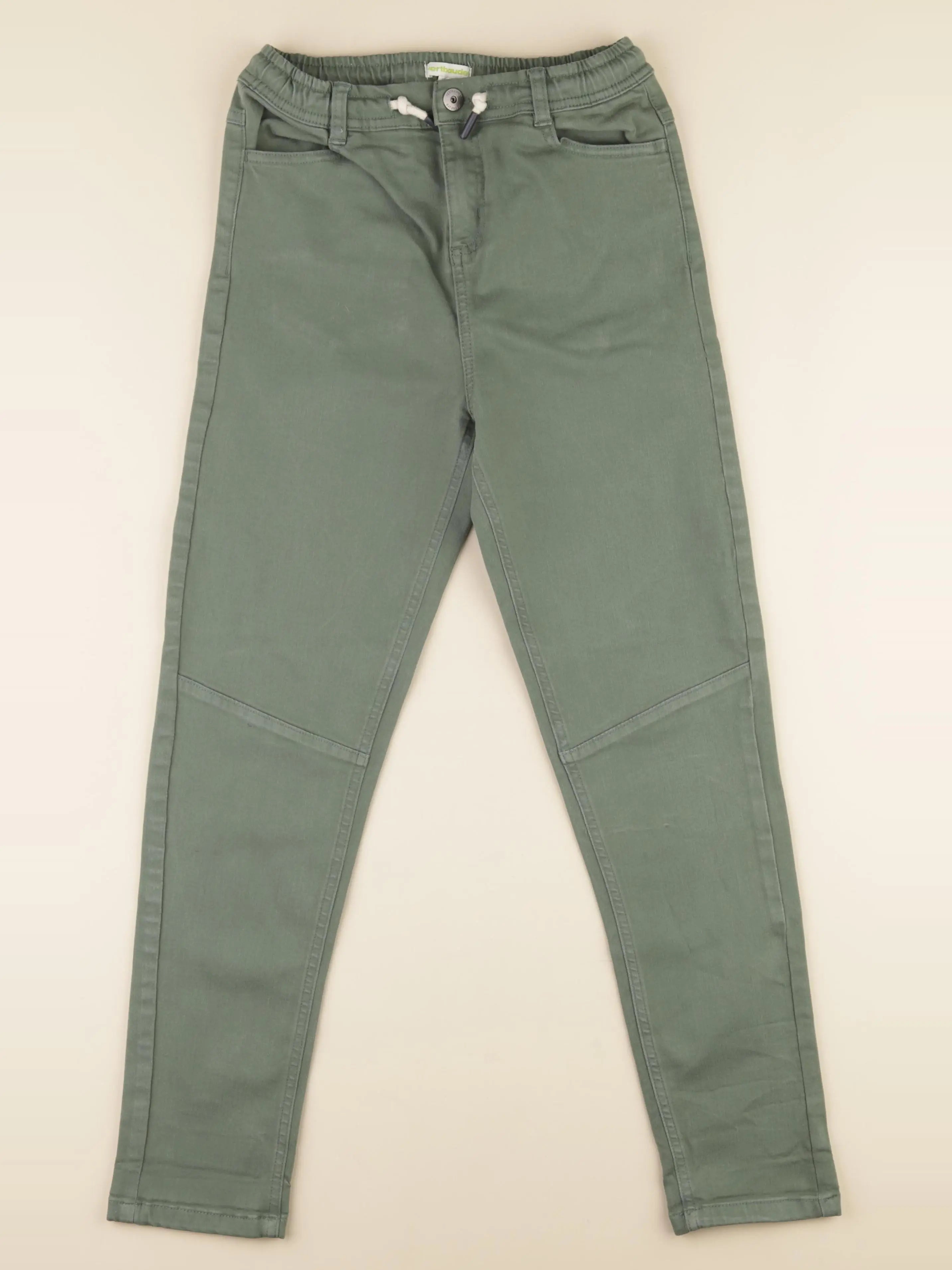 Vertbaudet - pantalon vert - 12 ans