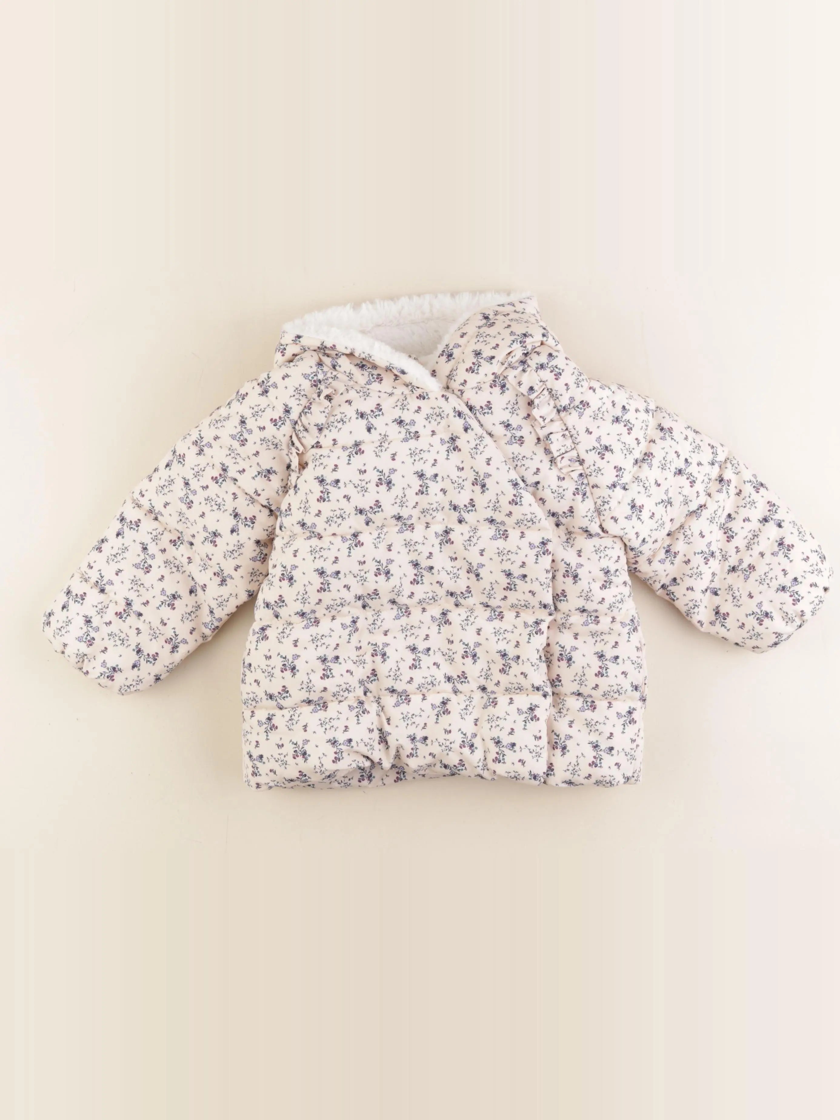 Vertbaudet - doudoune multicolore - 2 ans