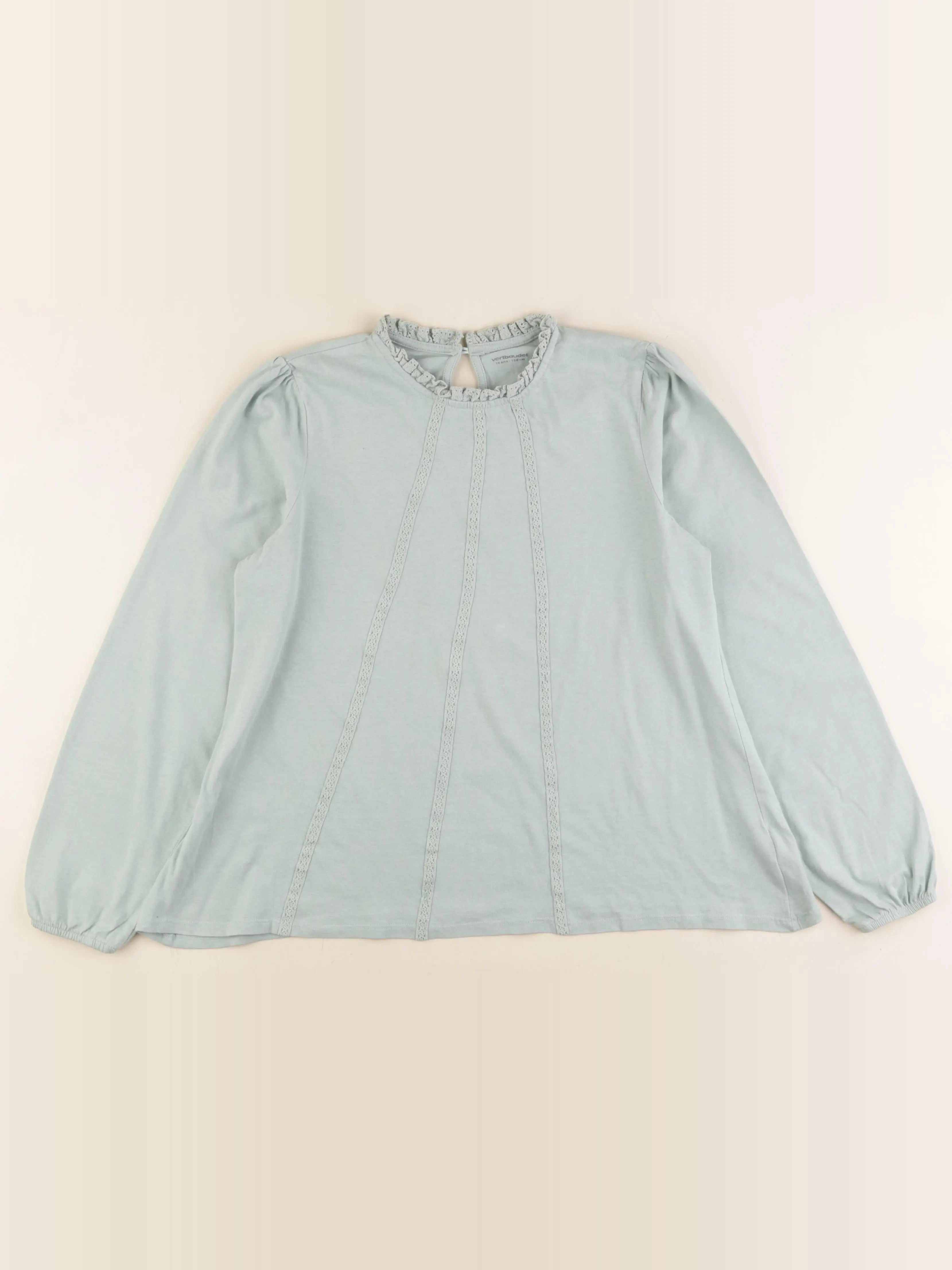 Vertbaudet - tee-shirt vert - 14 ans