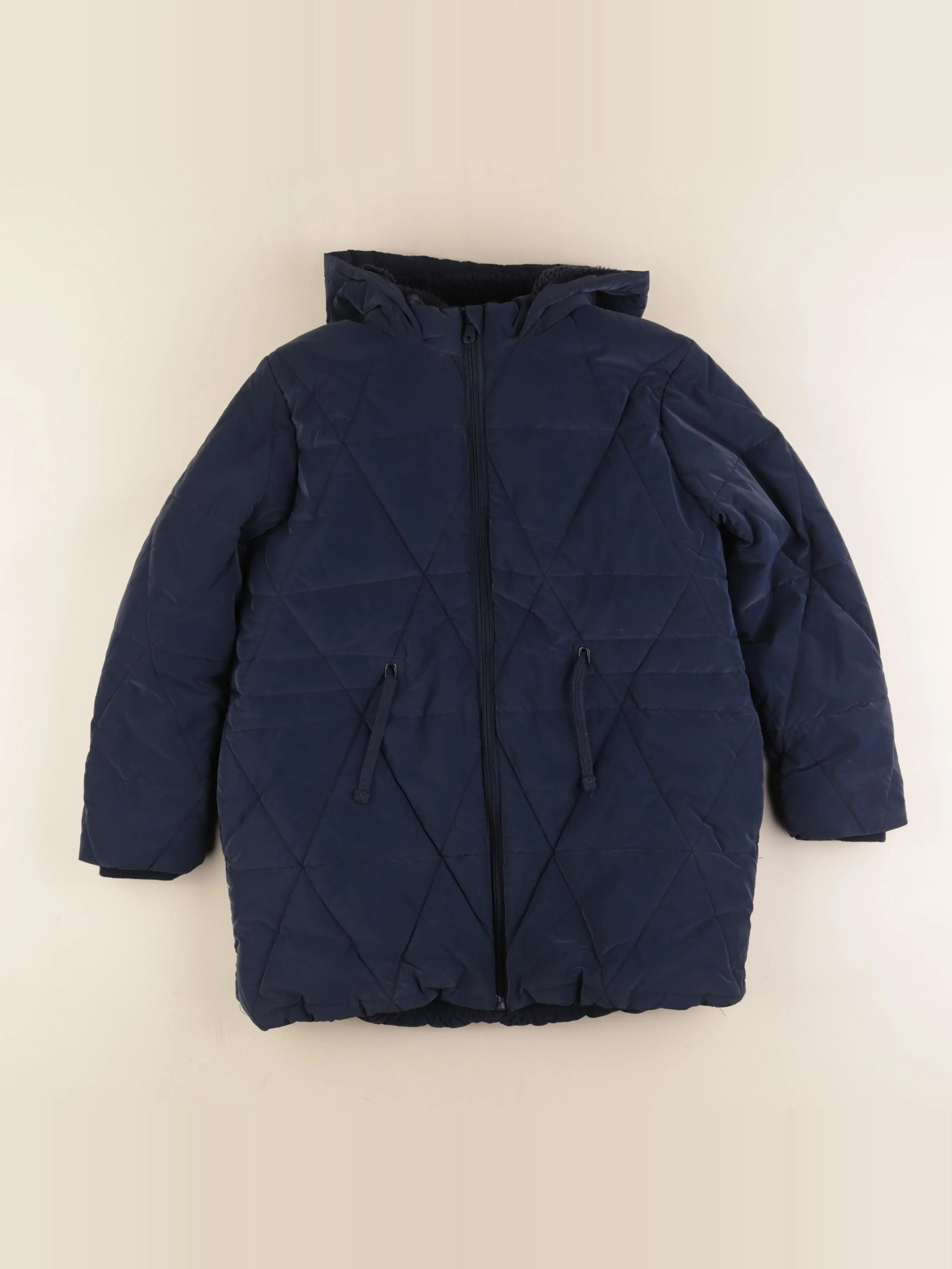Vertbaudet - parka bleu - 10 ans