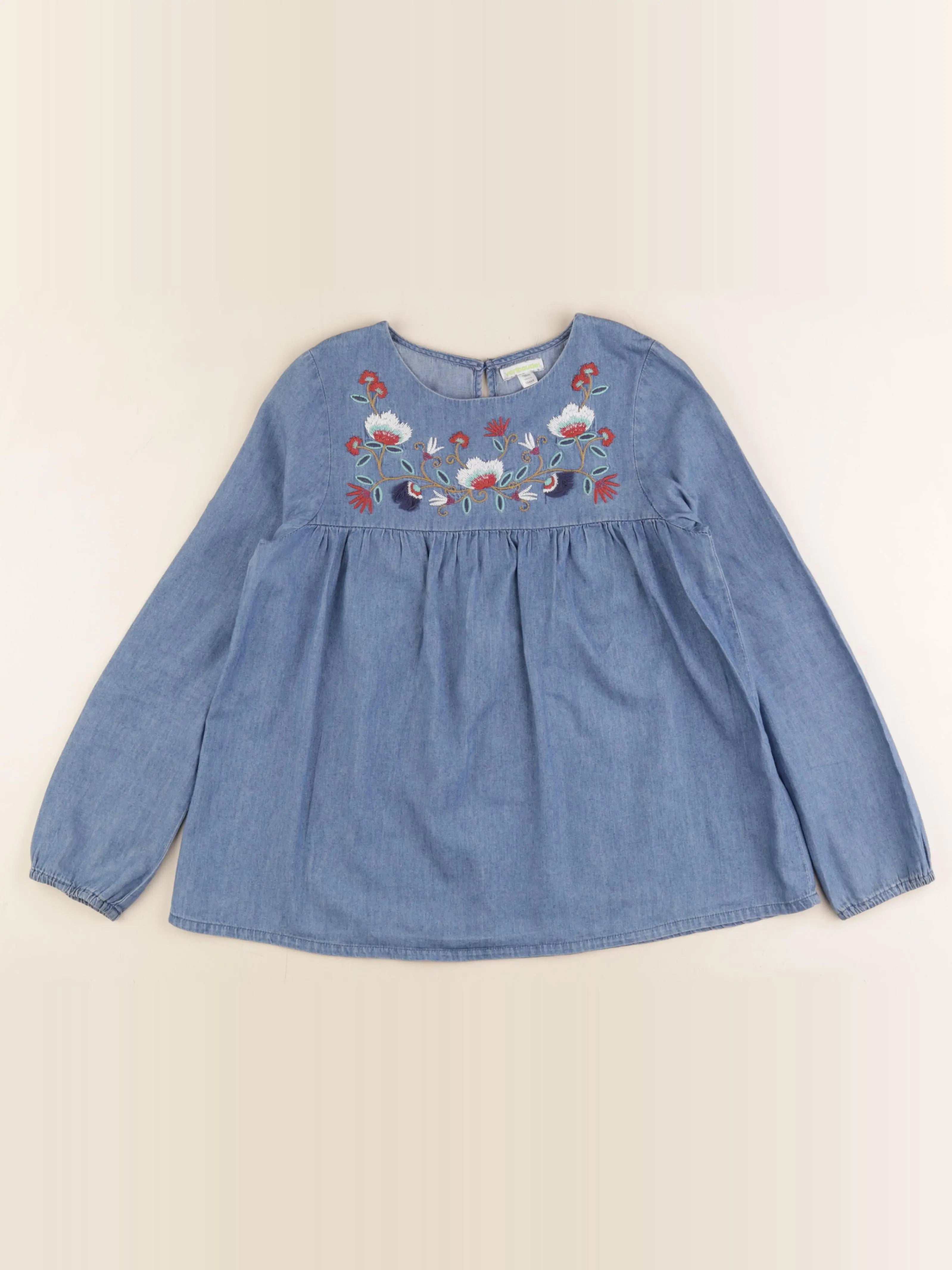 Vertbaudet - blouse bleu - 10 ans