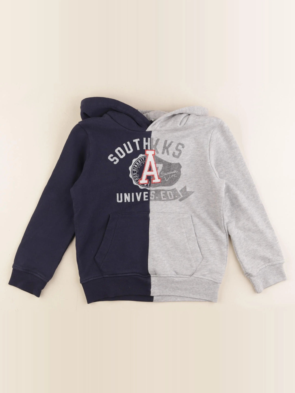 IKKS - sweat bleu, gris - 5 ans