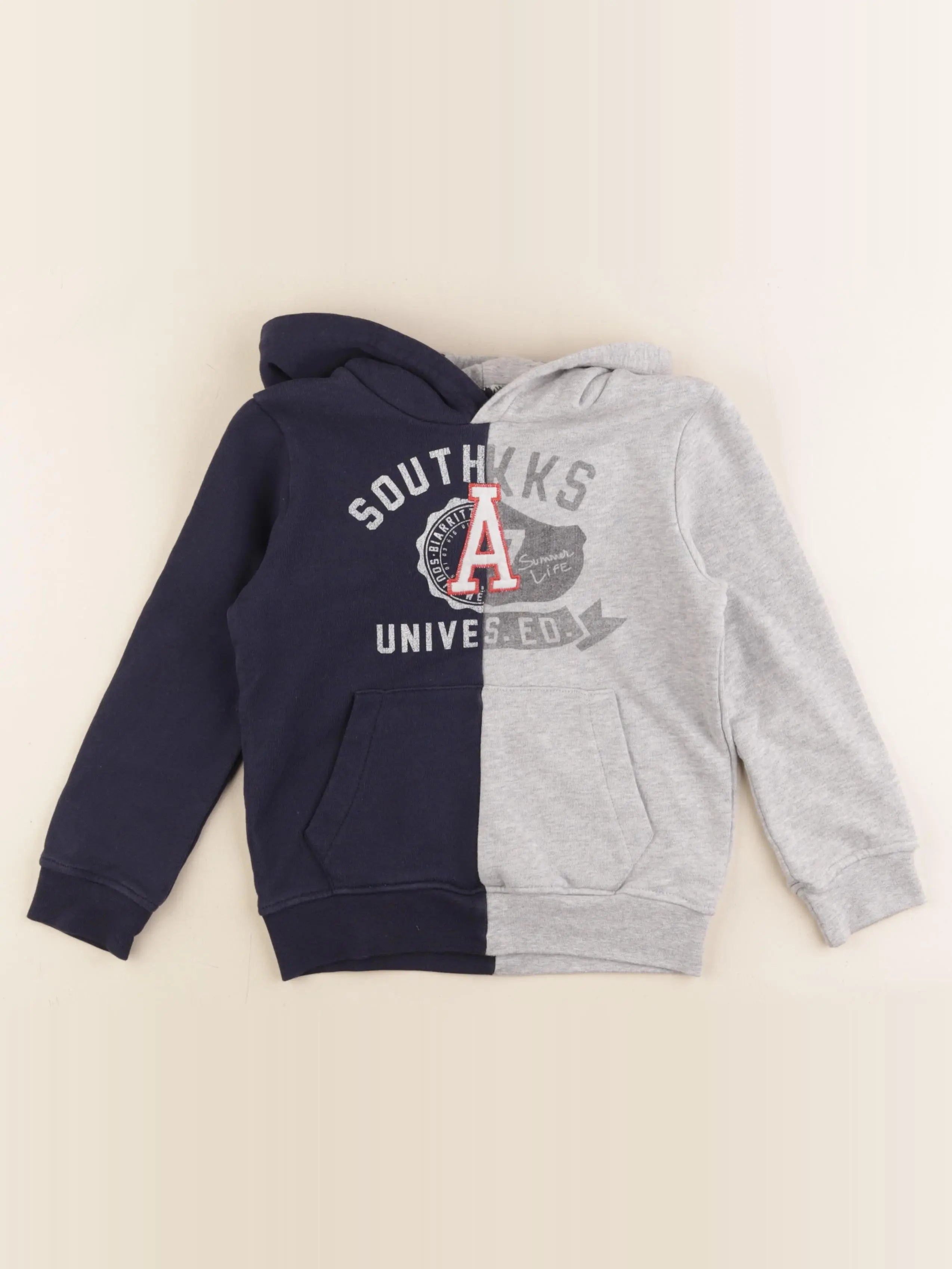 IKKS - sweat bleu, gris - 5 ans