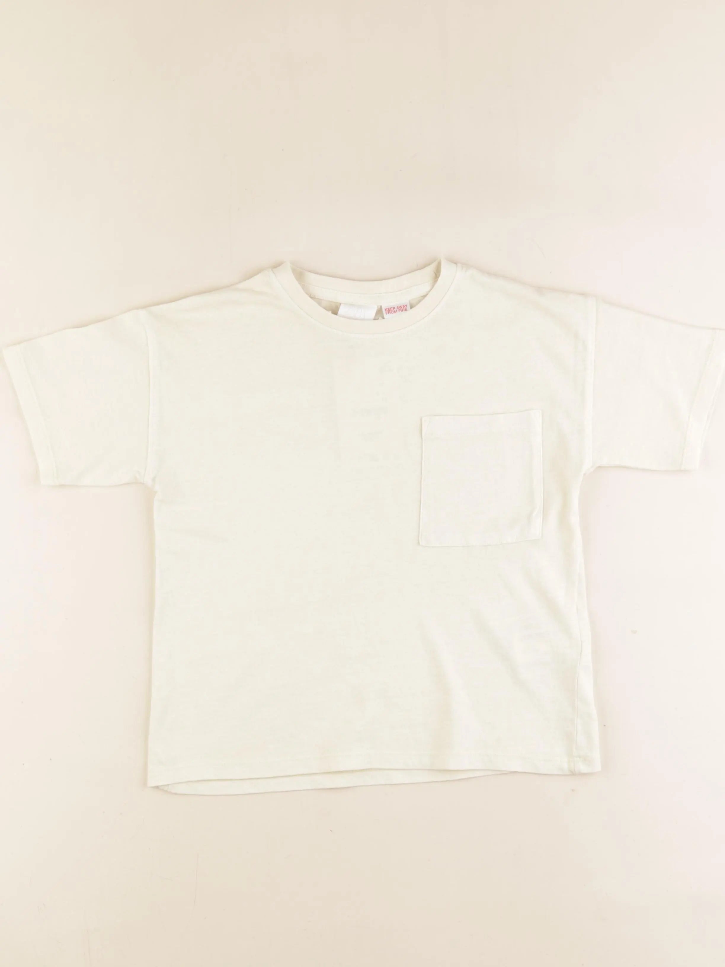 Zara - tee-shirt jaune - 5 ans