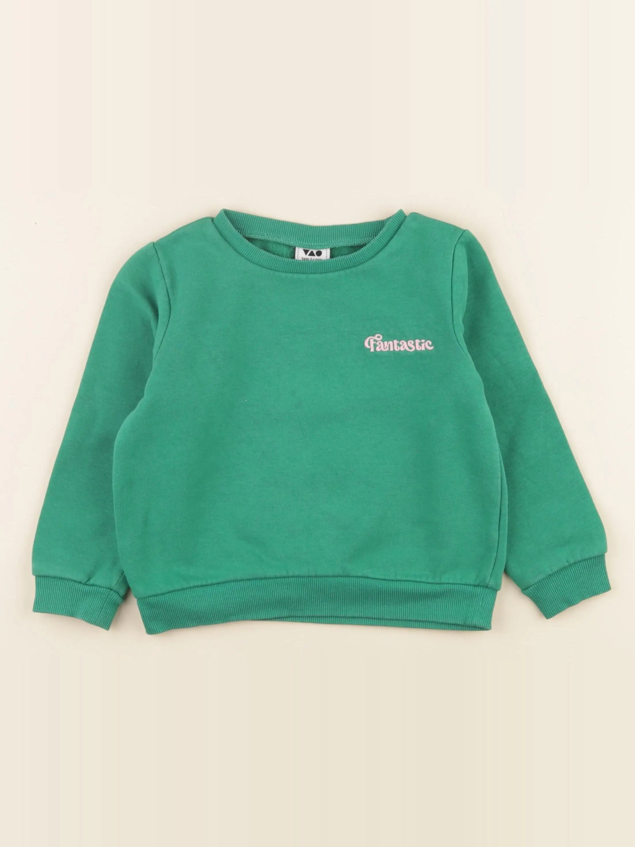 Tape à l'oeil - sweat vert - 4 ans