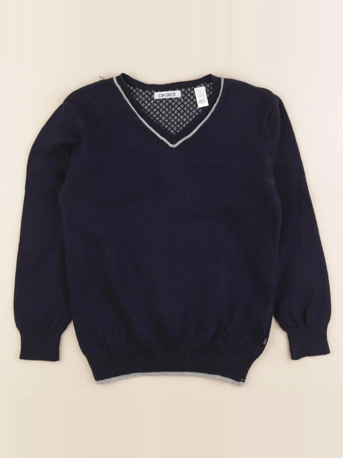 Okaidi - pull bleu - 6 ans