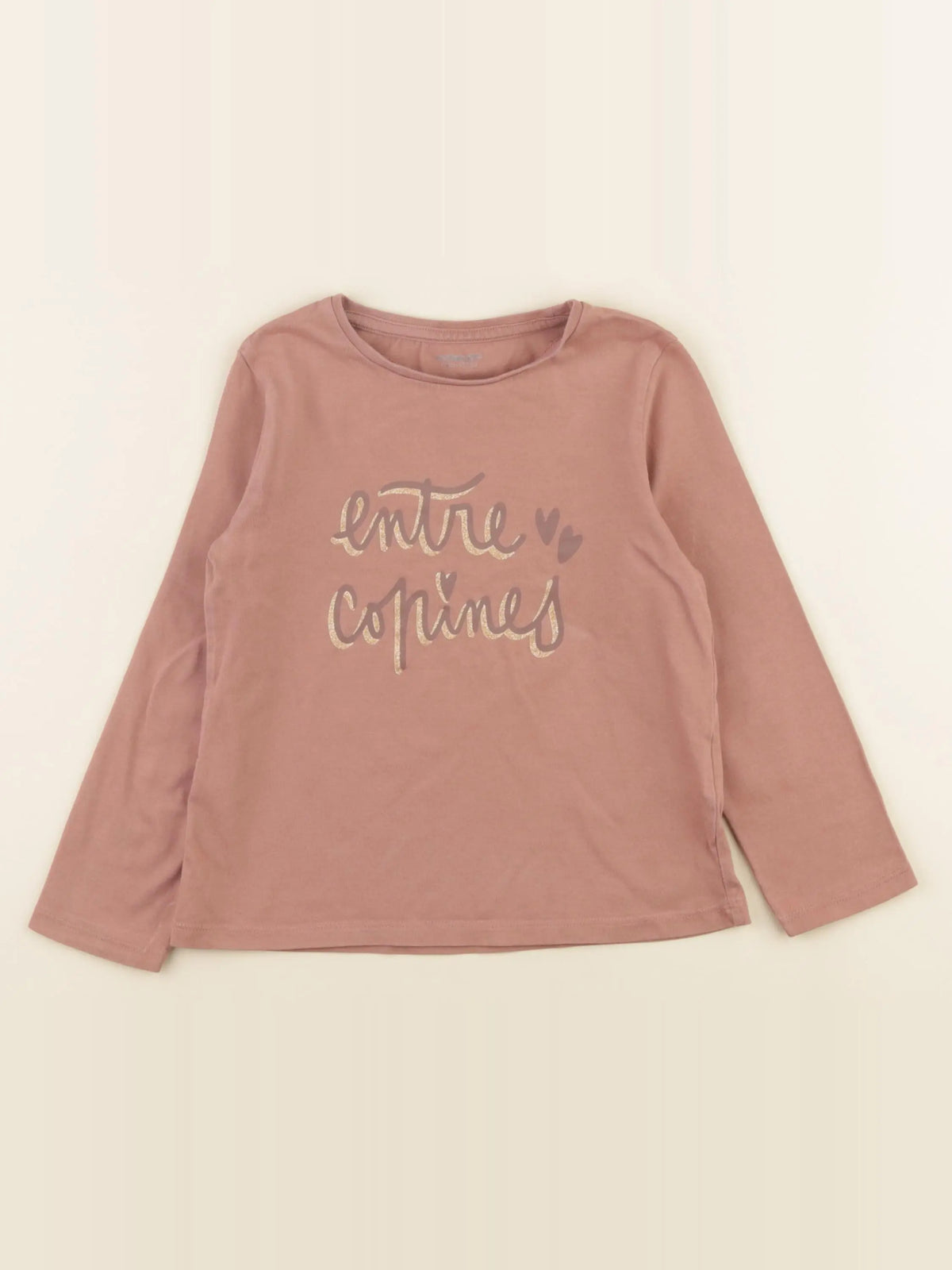 Vertbaudet - tee-shirt marron - 5 ans