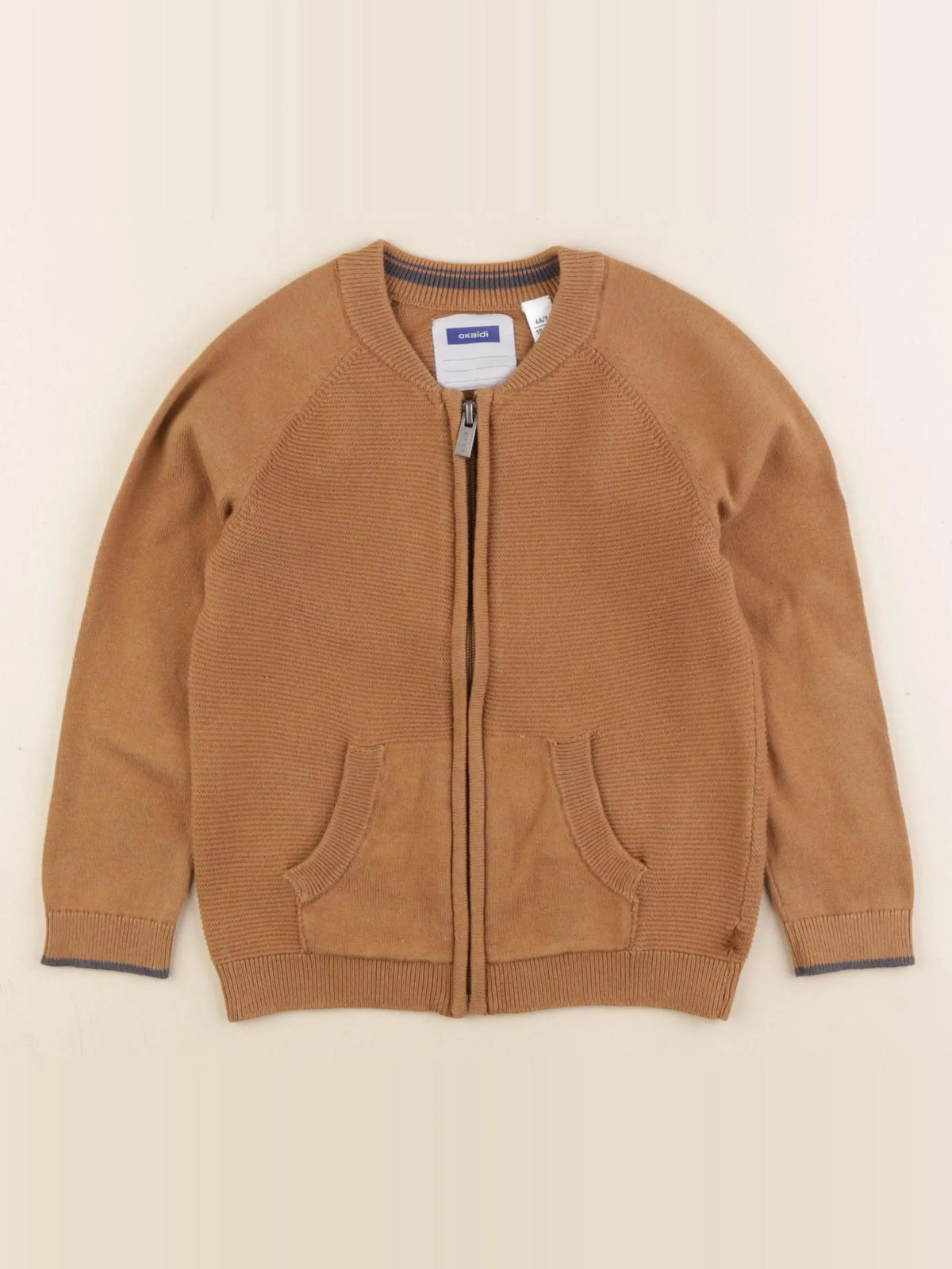 Okaidi - gilet marron - 4 ans