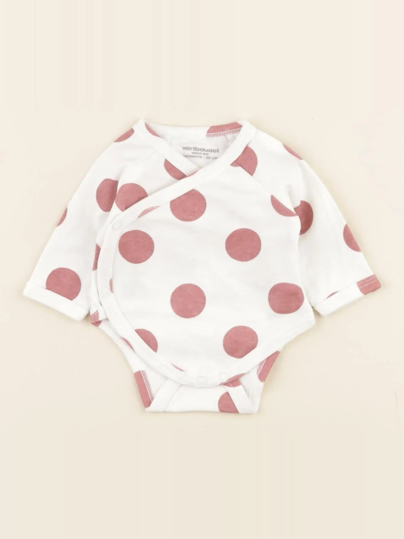 Vertbaudet - body blanc - 0 mois