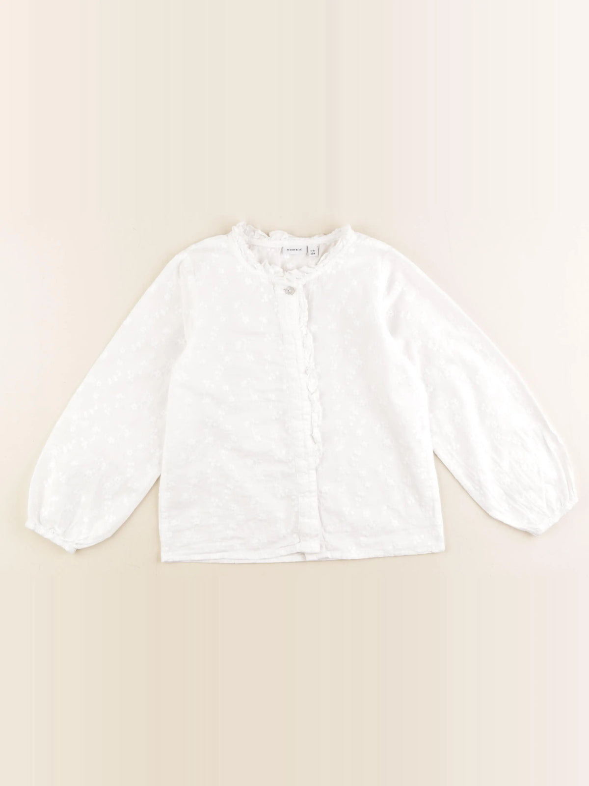 Name it - blouse blanc - 3/4 ans
