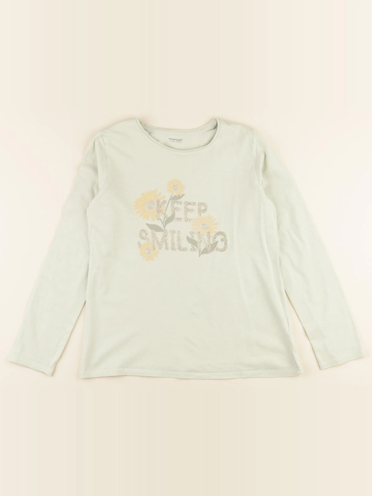 Vertbaudet - tee-shirt vert - 12 ans