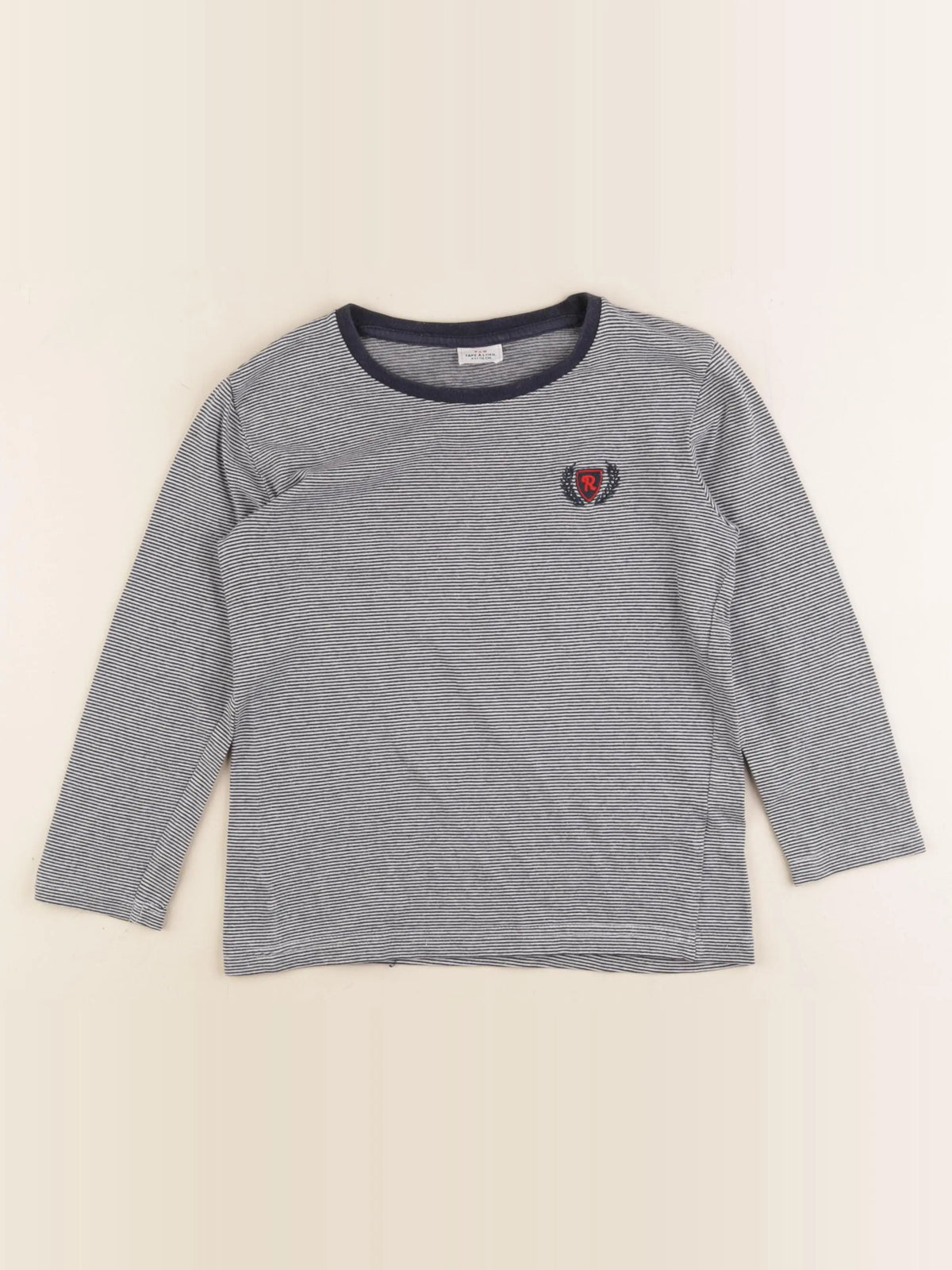 Tape à l'oeil - tee-shirt blanc, bleu - 6 ans