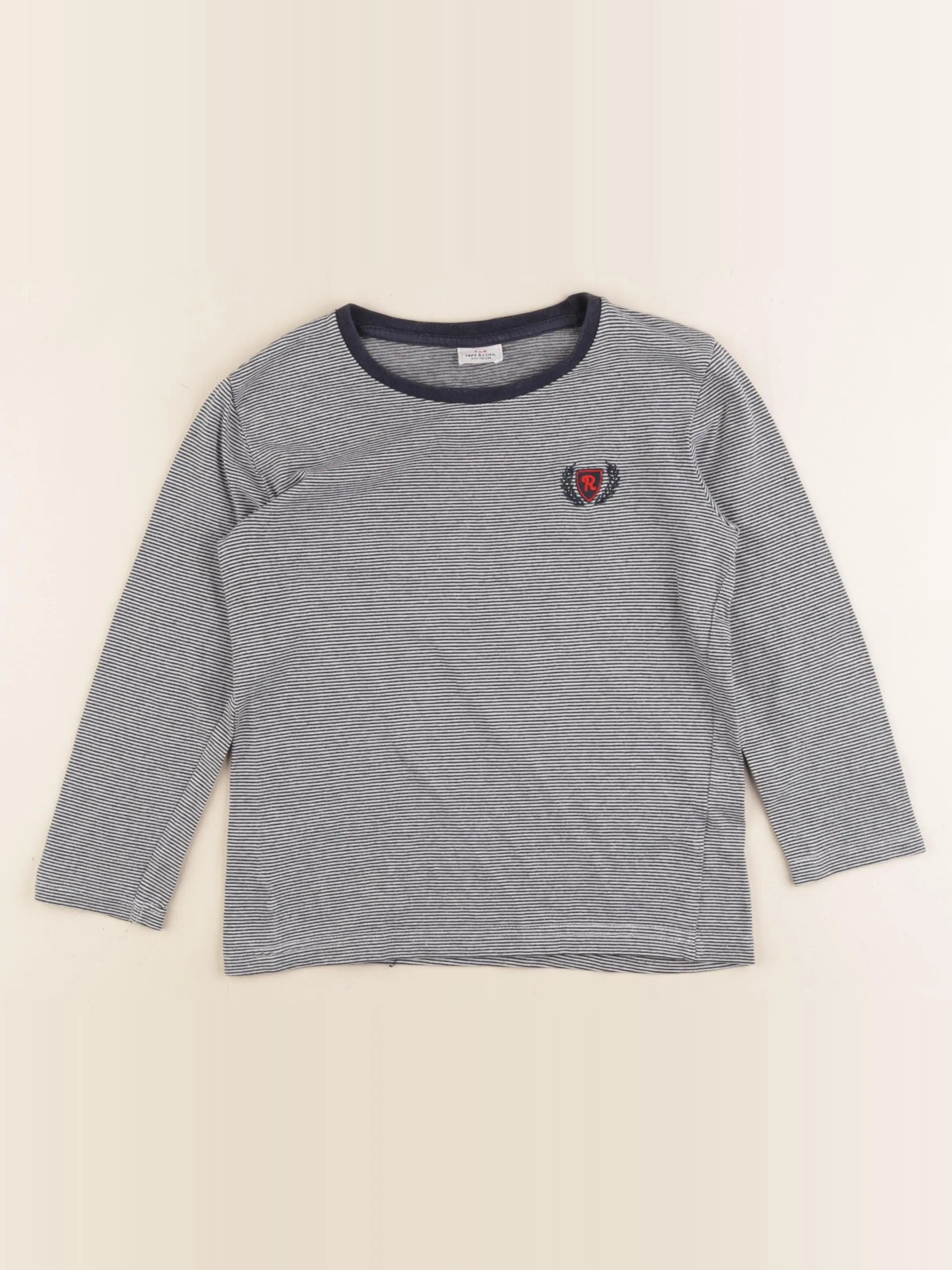 Tape à l'oeil - tee-shirt blanc, bleu - 6 ans