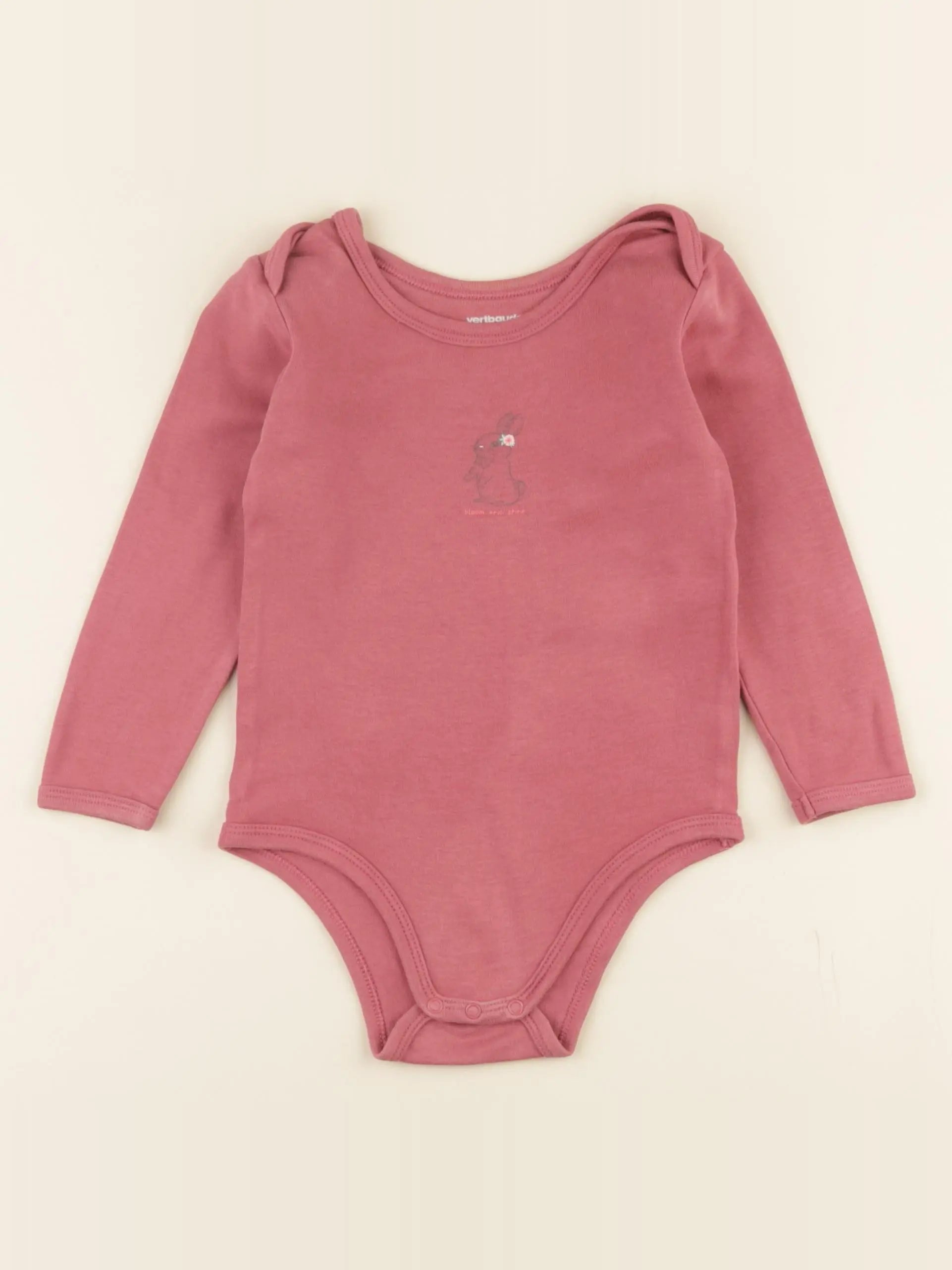 Vertbaudet - body rose - 36 mois