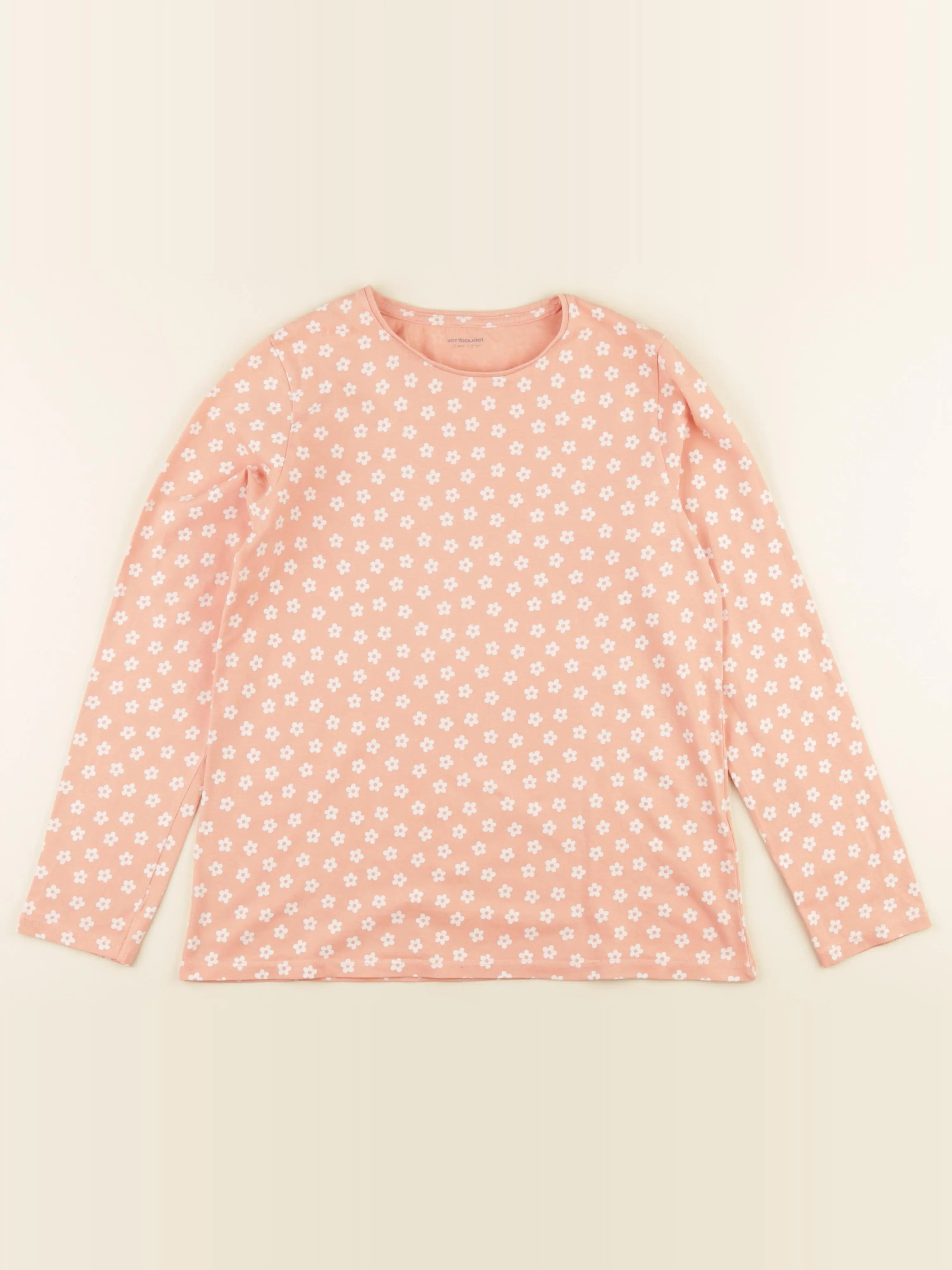 Vertbaudet - tee-shirt rose - 12 ans