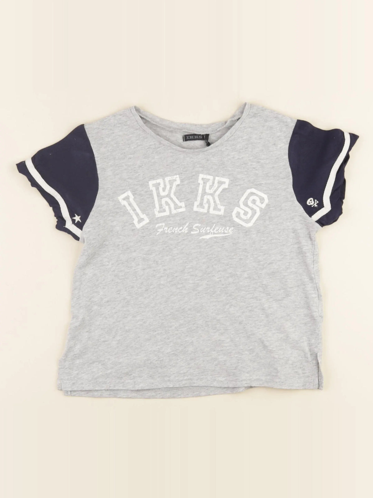IKKS - tee-shirt gris - 8 ans