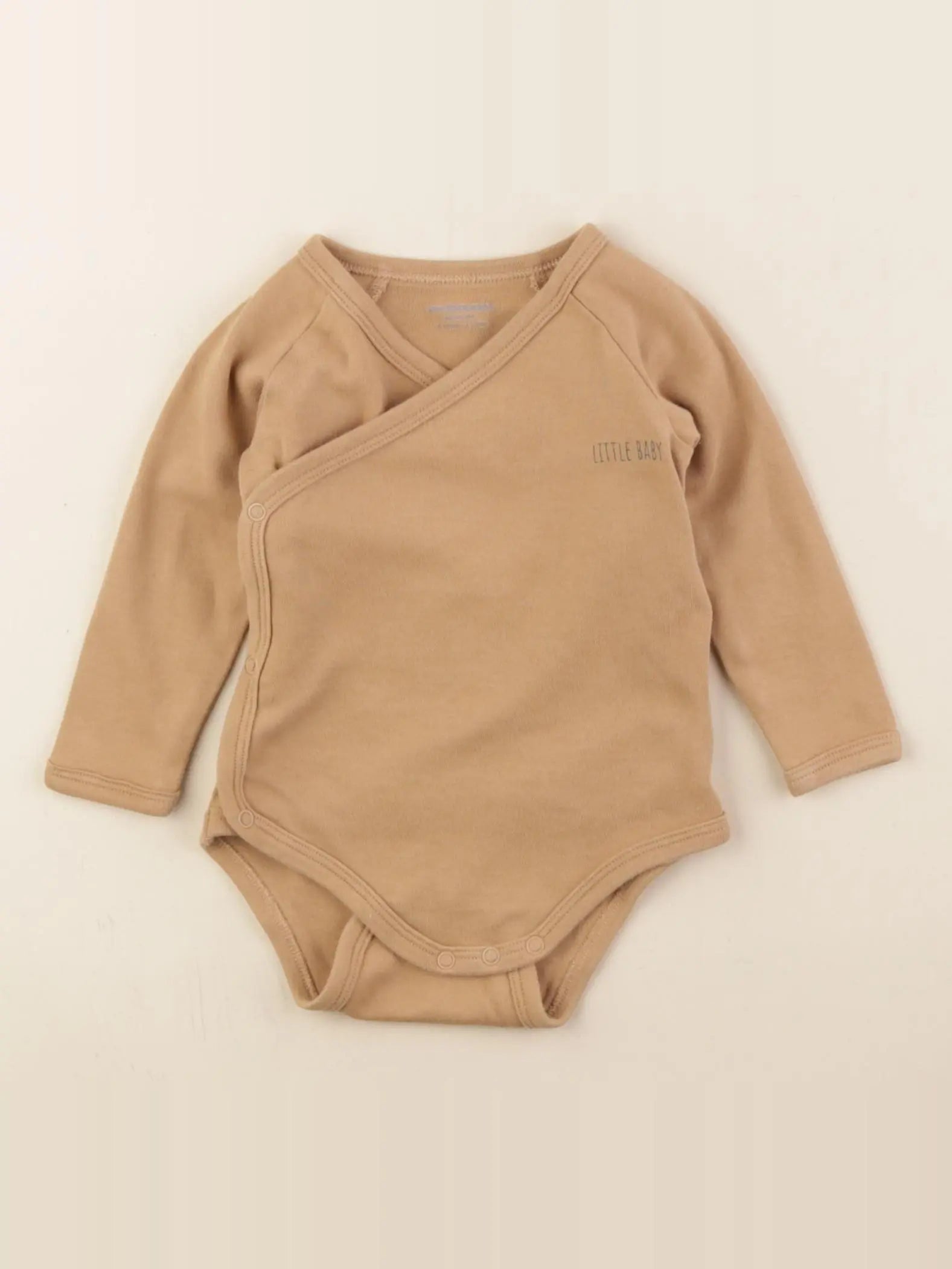 Vertbaudet - body marron - 9 mois