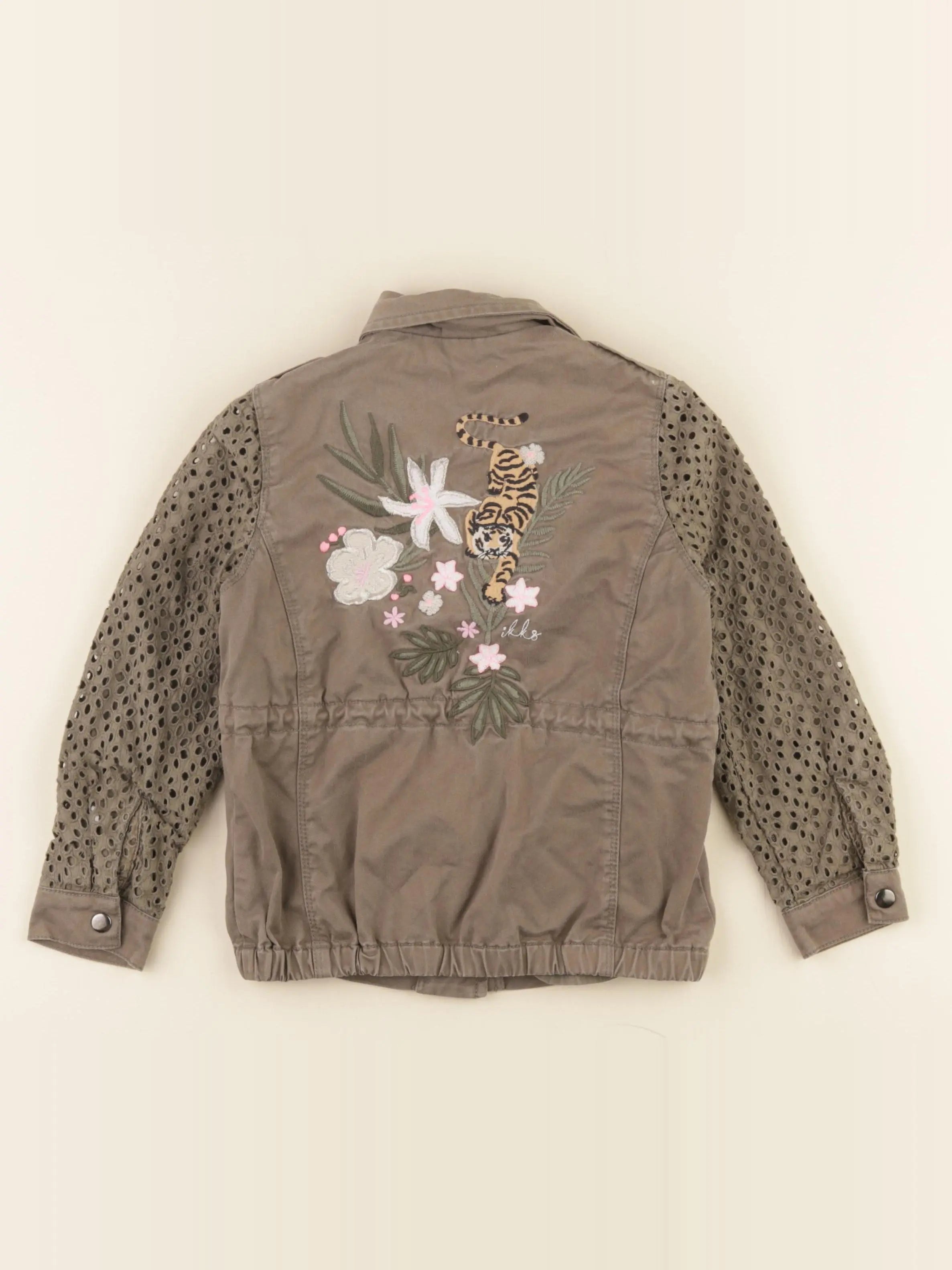 IKKS - veste imprimé au dos vert - 3 ans