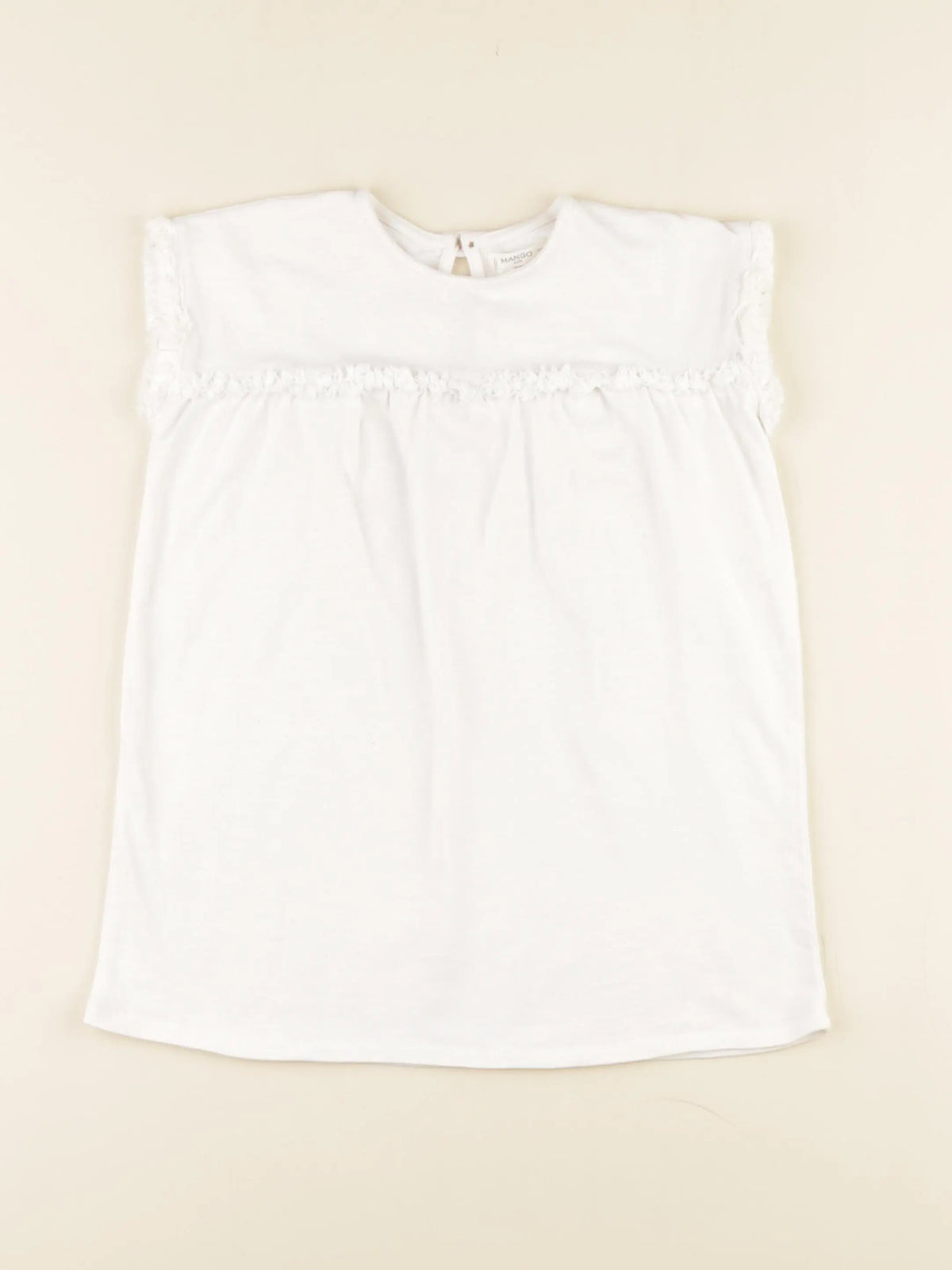 Mango - robe blanc - 2/3 ans