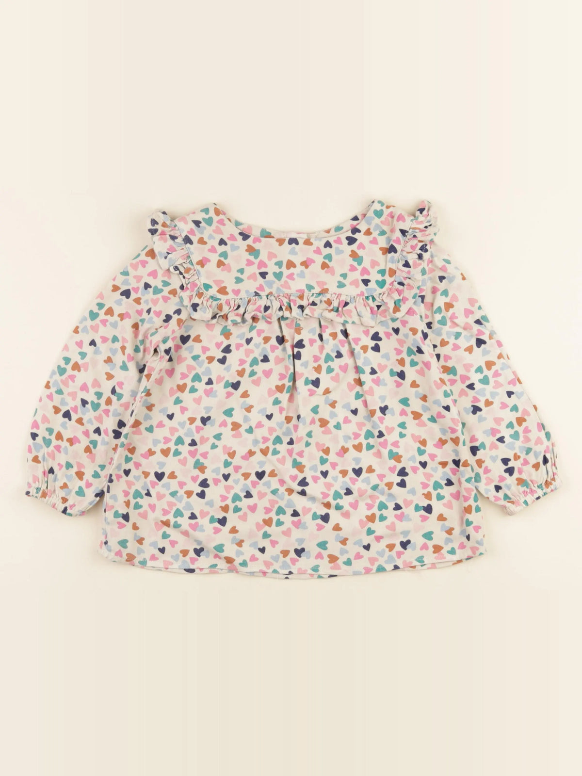 H&M - blouse beige - 2/3 ans