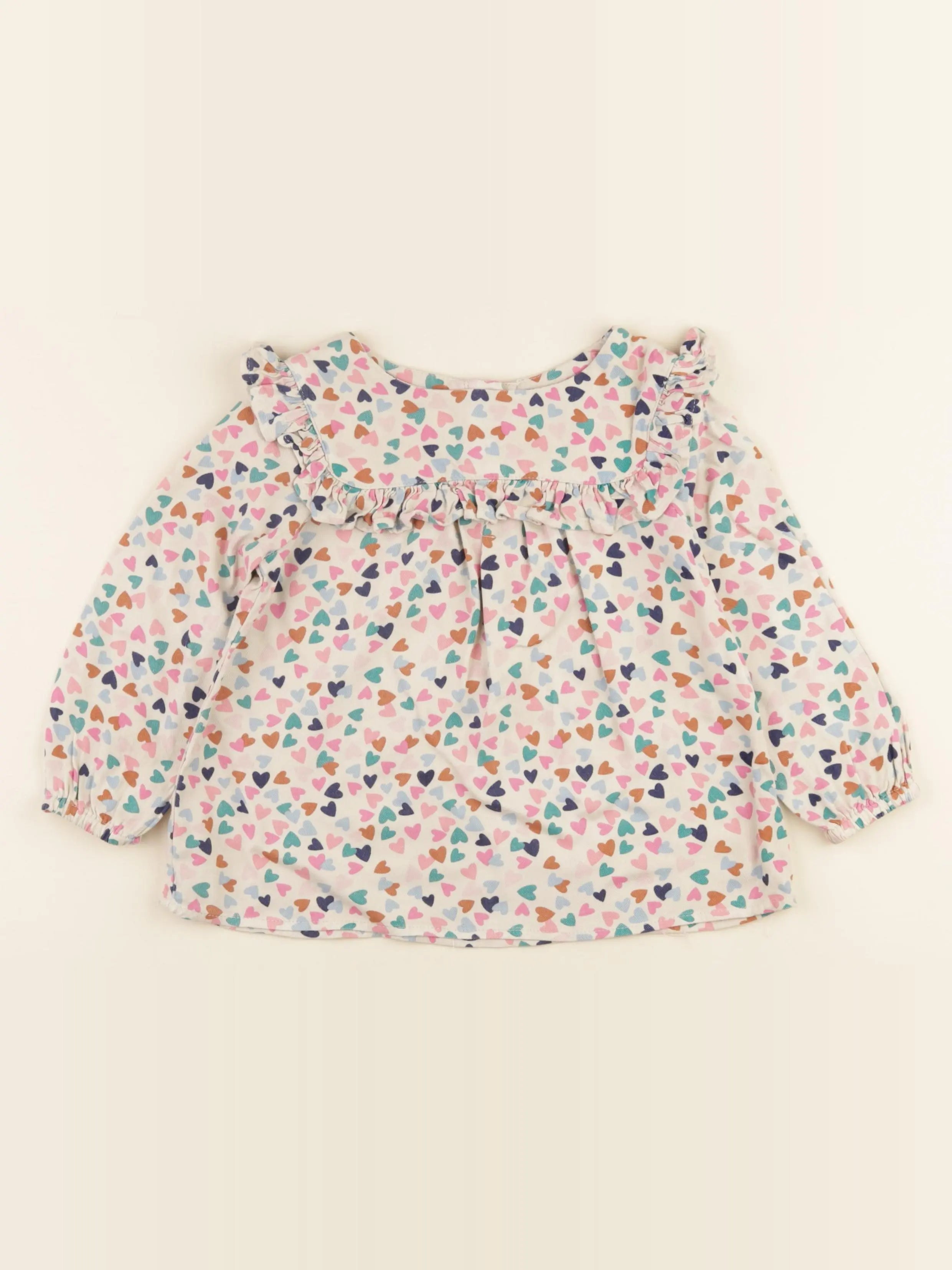 H&M - blouse beige - 2/3 ans