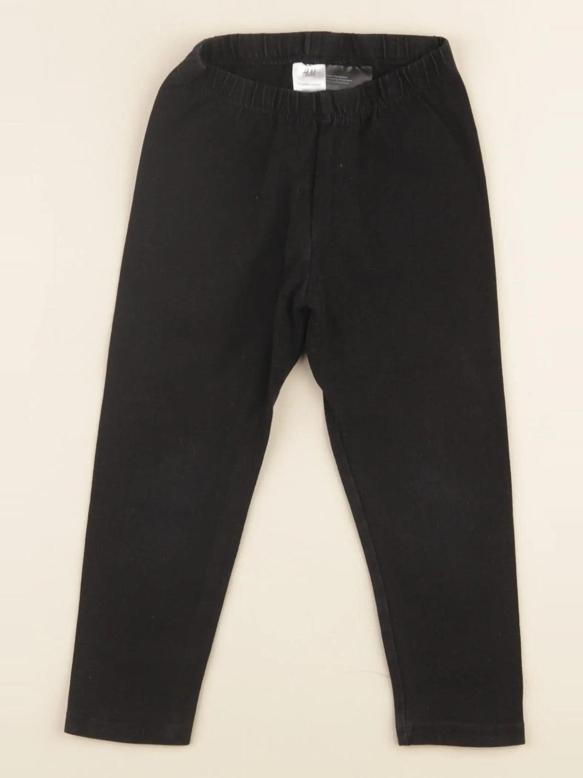 H&M - legging noir - 2/3 ans