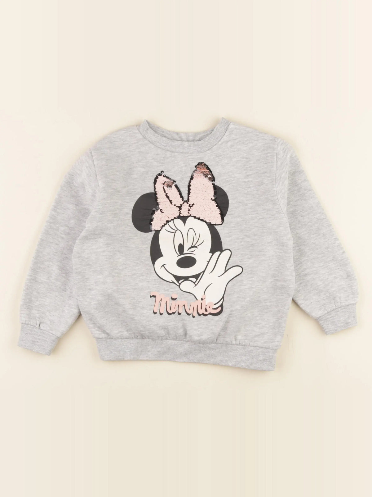 H&M - sweat gris - 3/4 ans