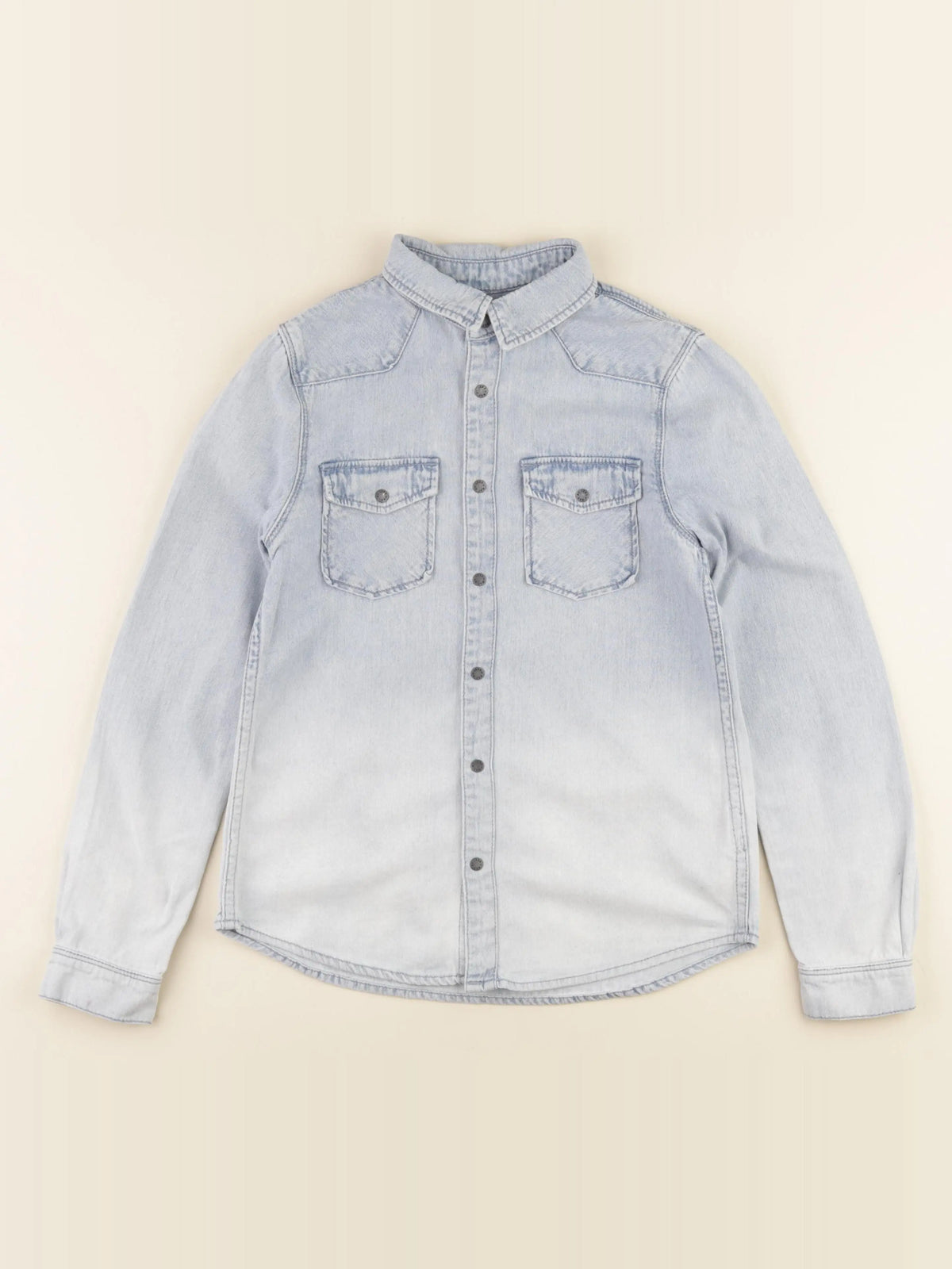 IKKS - chemise bleu - 10 ans