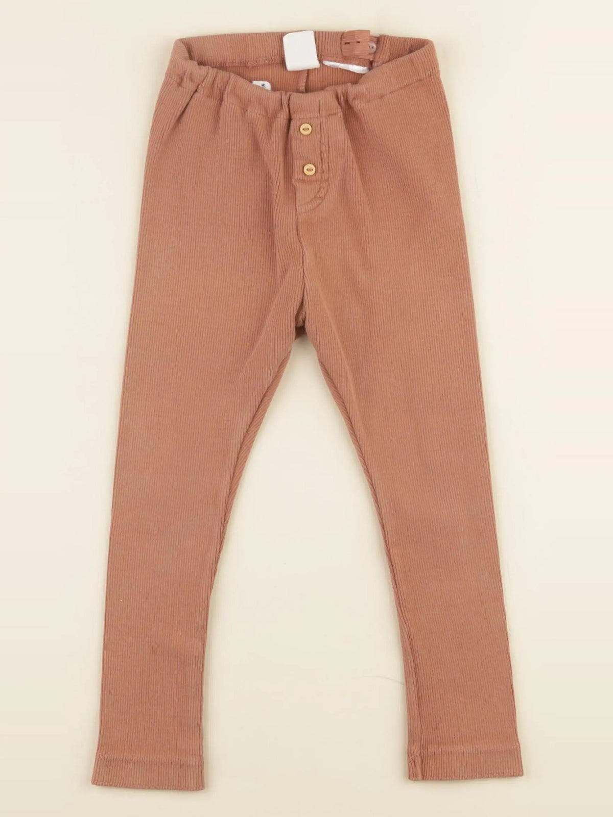 H&M - legging marron - 3/4 ans