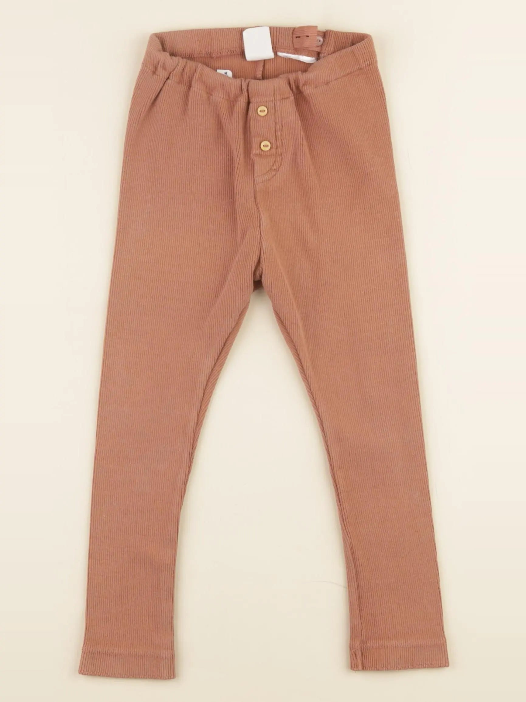 H&M - legging marron - 3/4 ans
