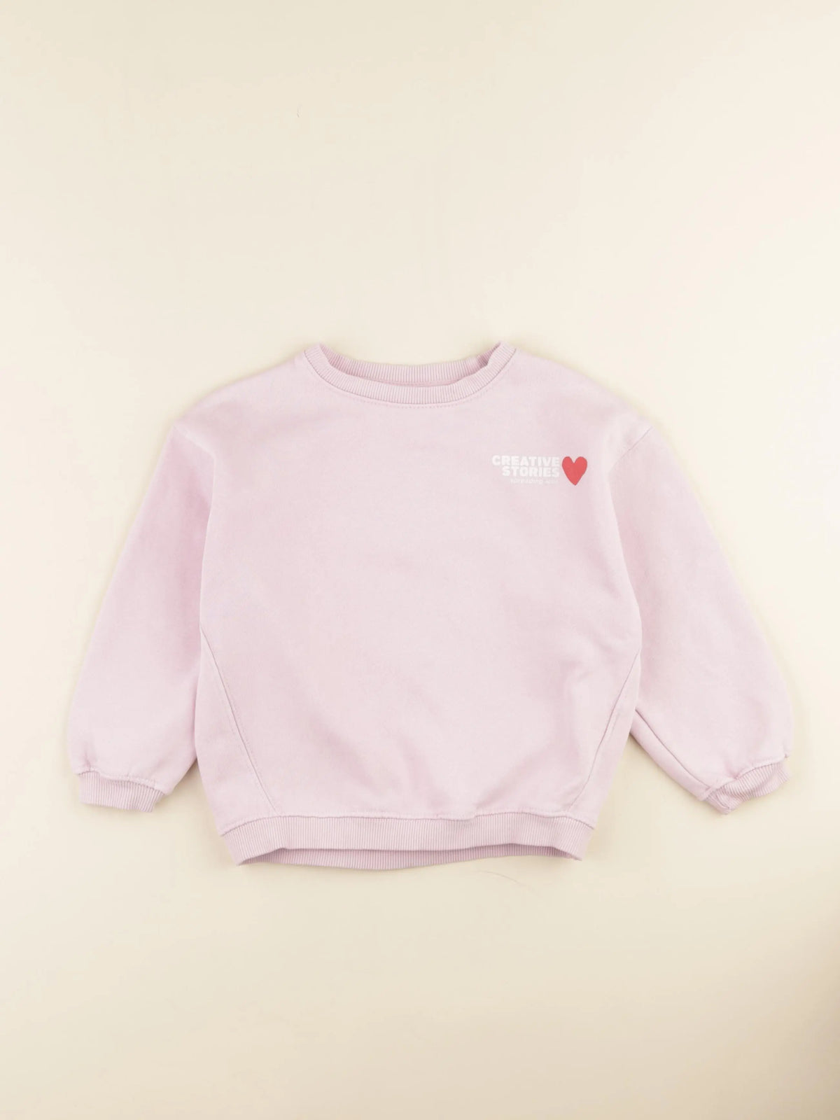 Zara - sweat imprimé au dos rose - 4 ans