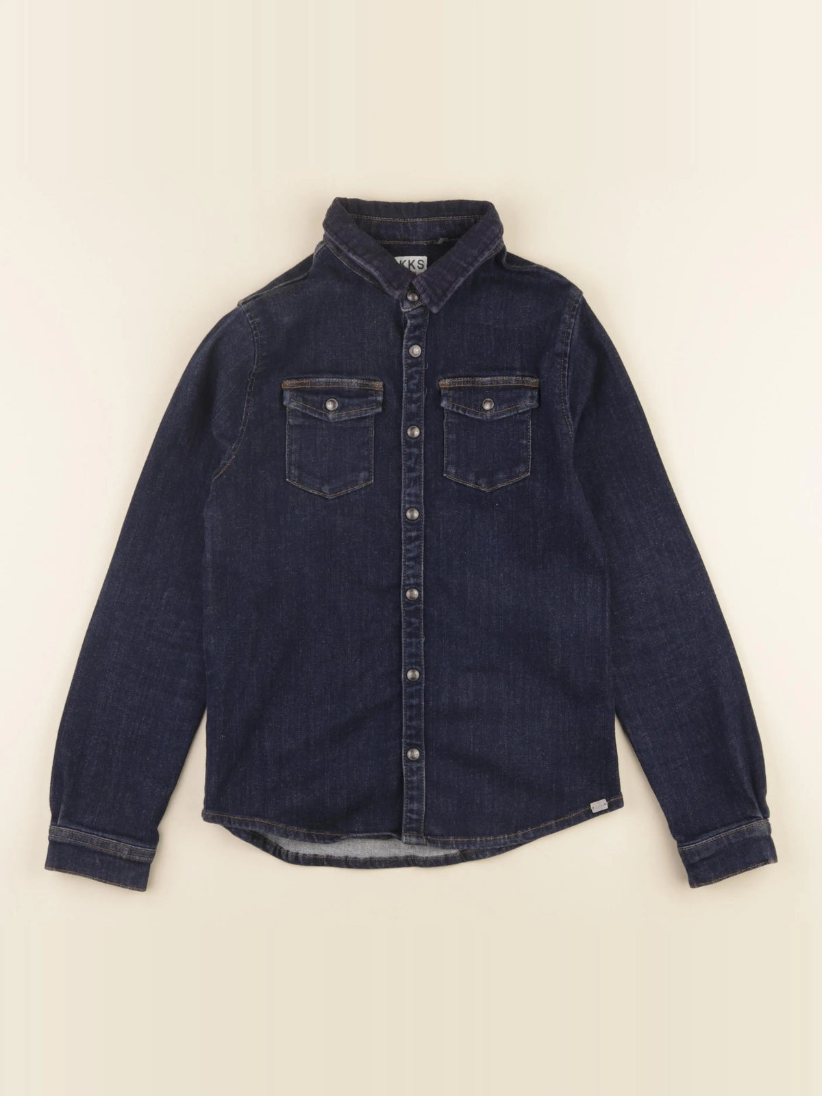 IKKS - chemise bleu - 10 ans