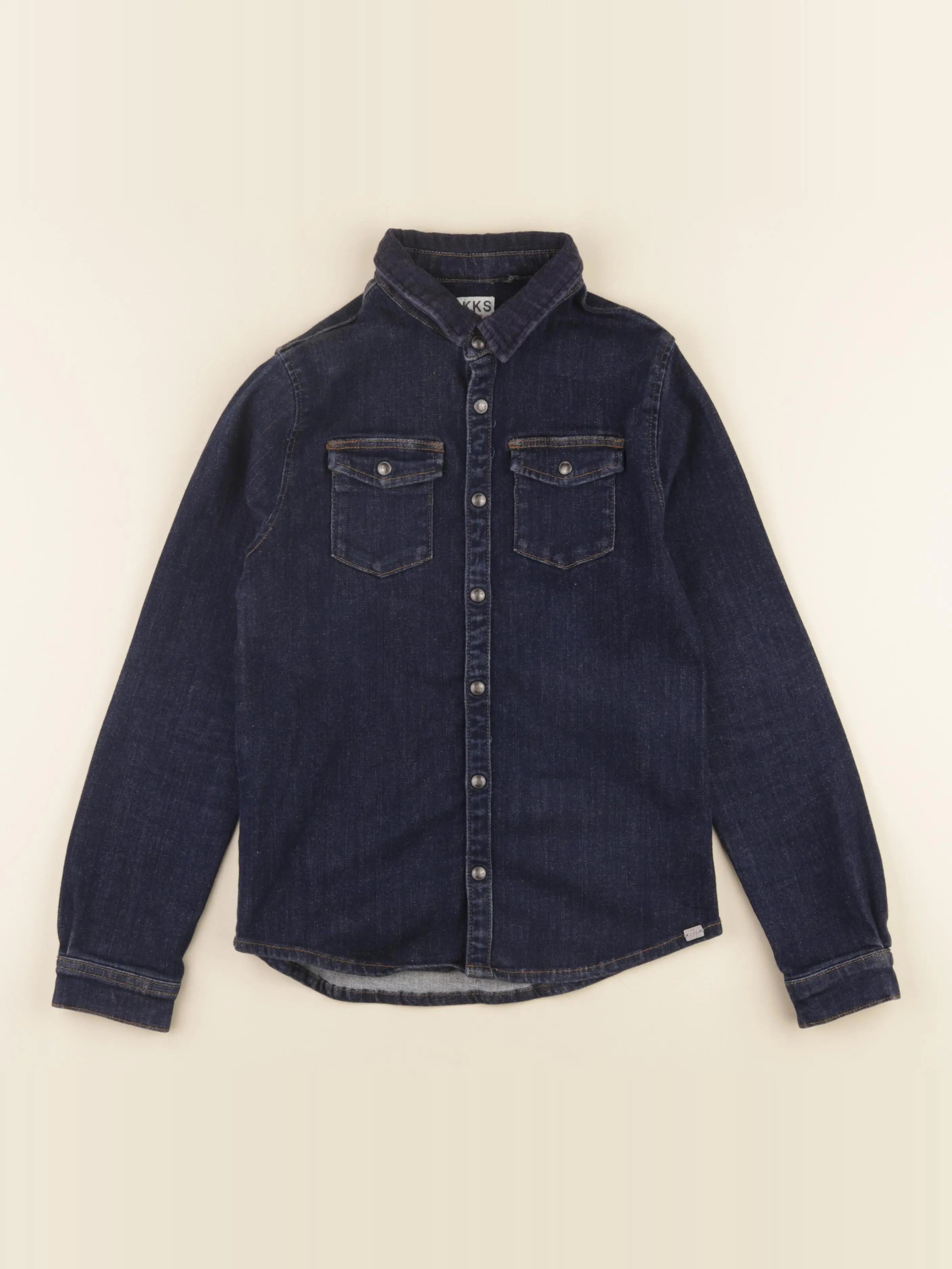 IKKS - chemise bleu - 10 ans