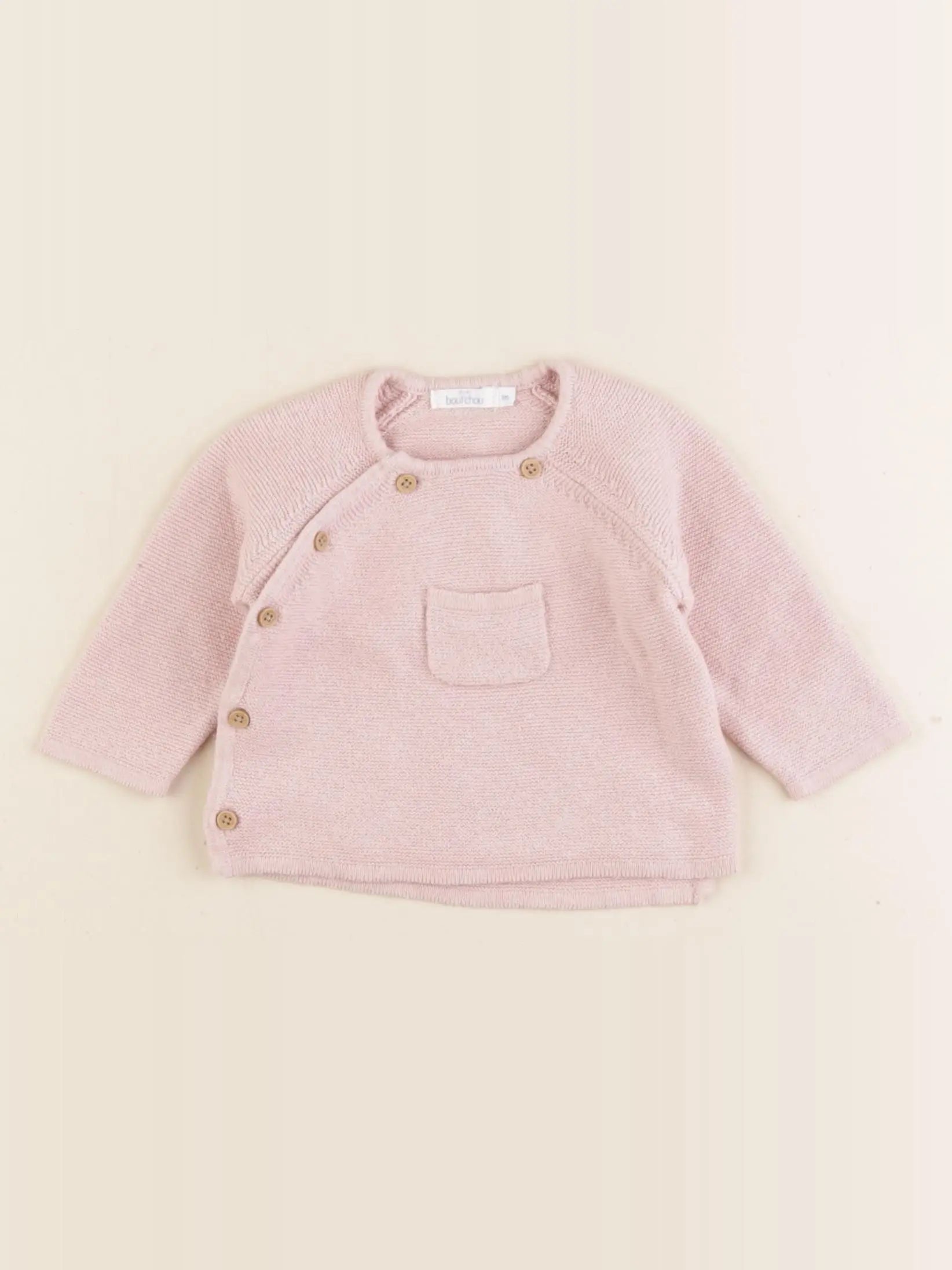 Boutchou - pull rose - 1 mois