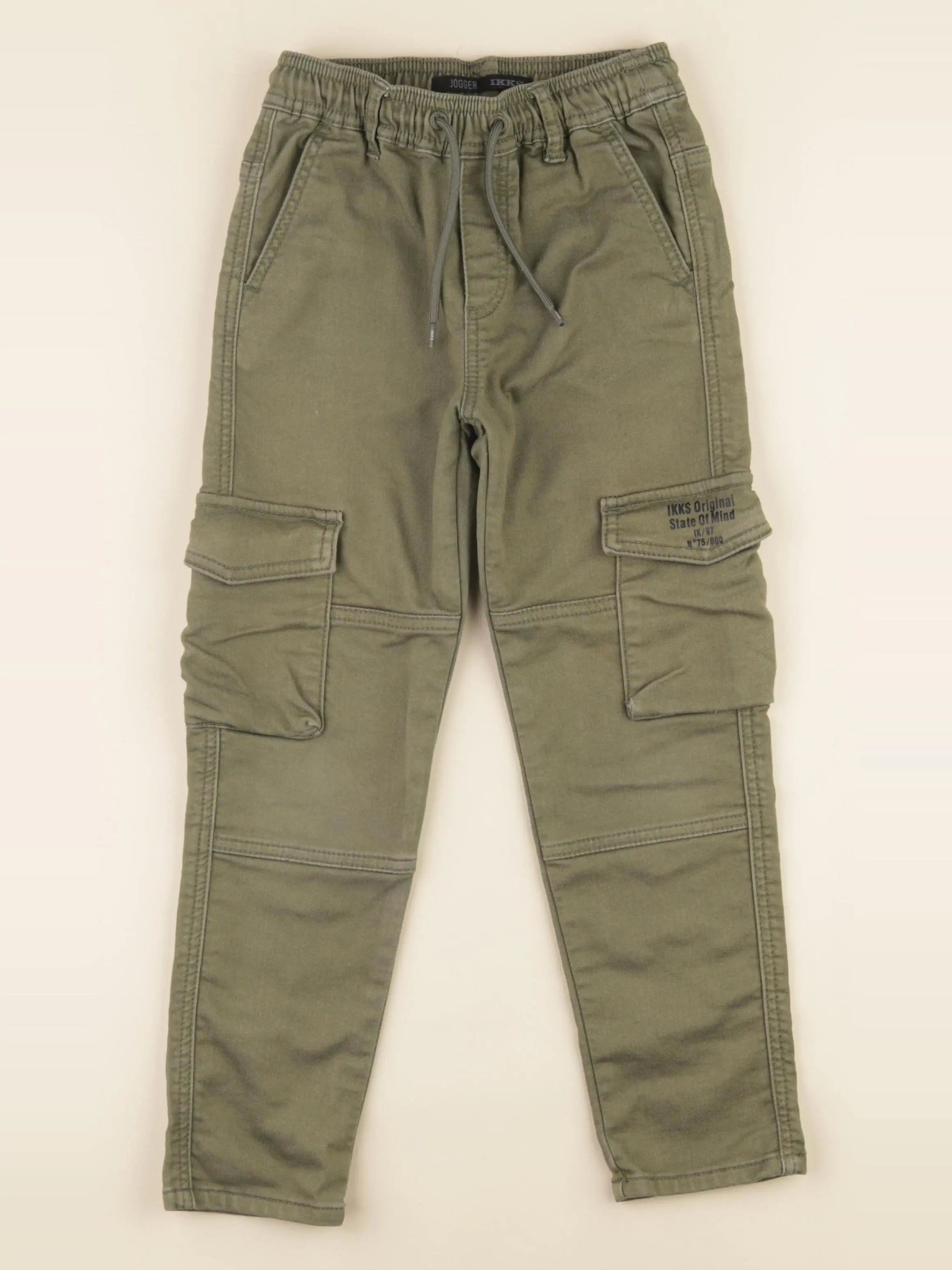 IKKS - pantalon vert - 7 ans