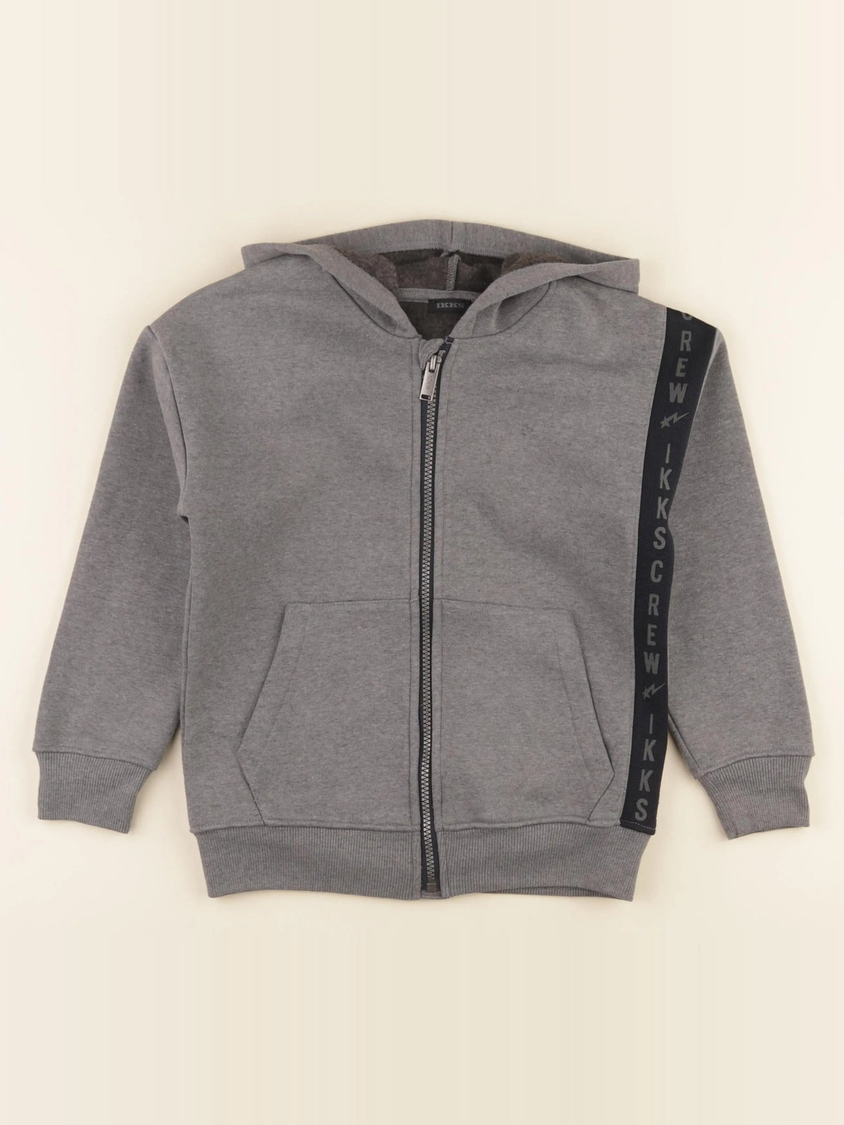 IKKS - sweat gris - 8 ans
