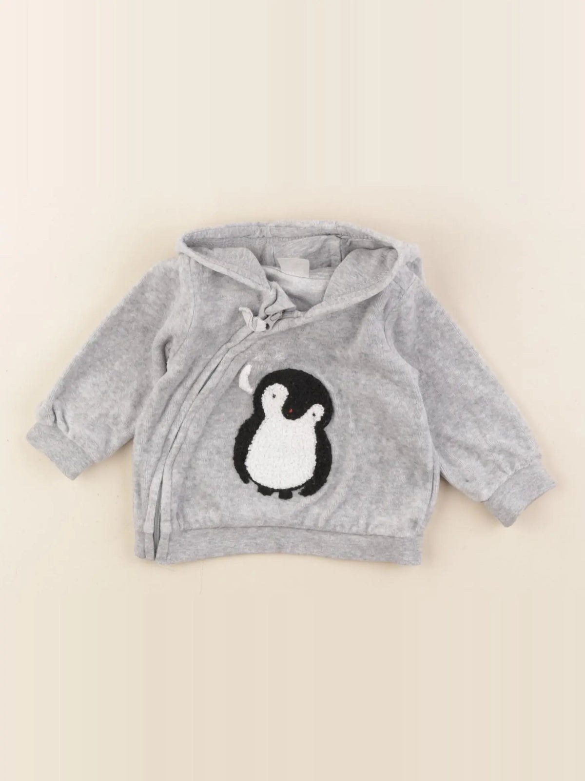 H&M - polaire gris - 2/4 mois