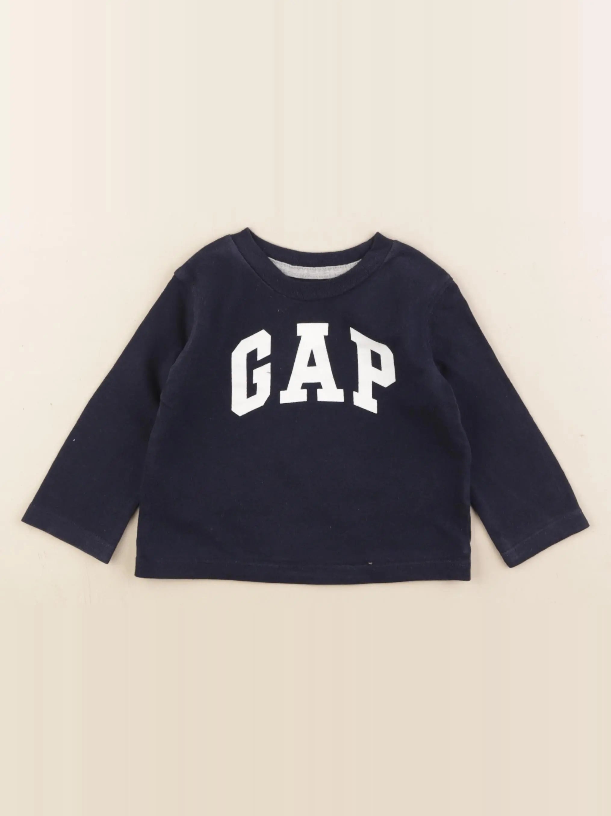 GAP - tee-shirt bleu - 6/12 mois