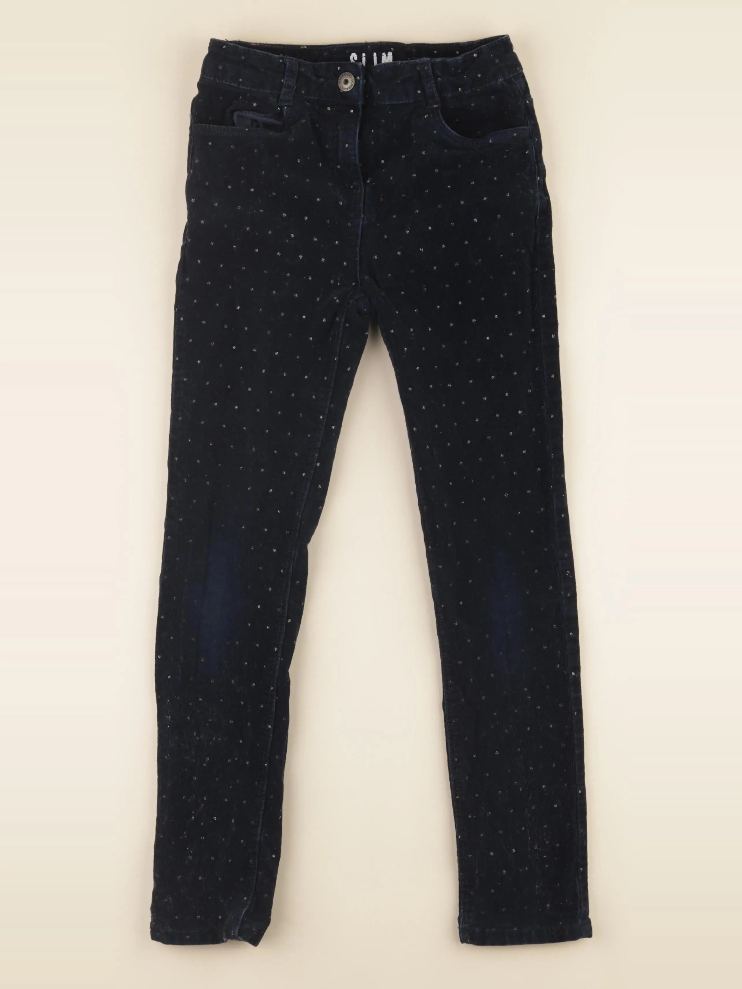 Vertbaudet - pantalon bleu - 10 ans