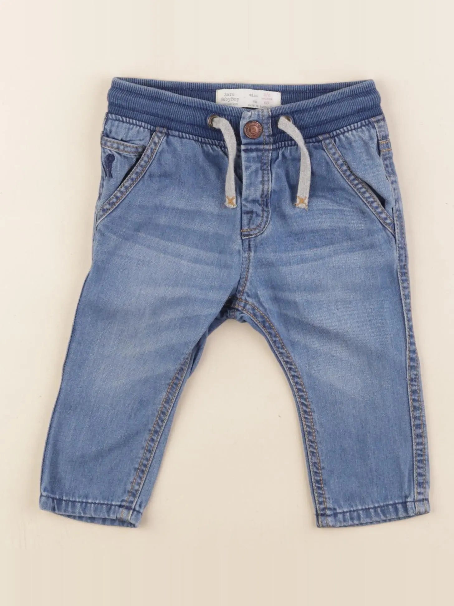 Zara - jean bleu - 3/6 mois