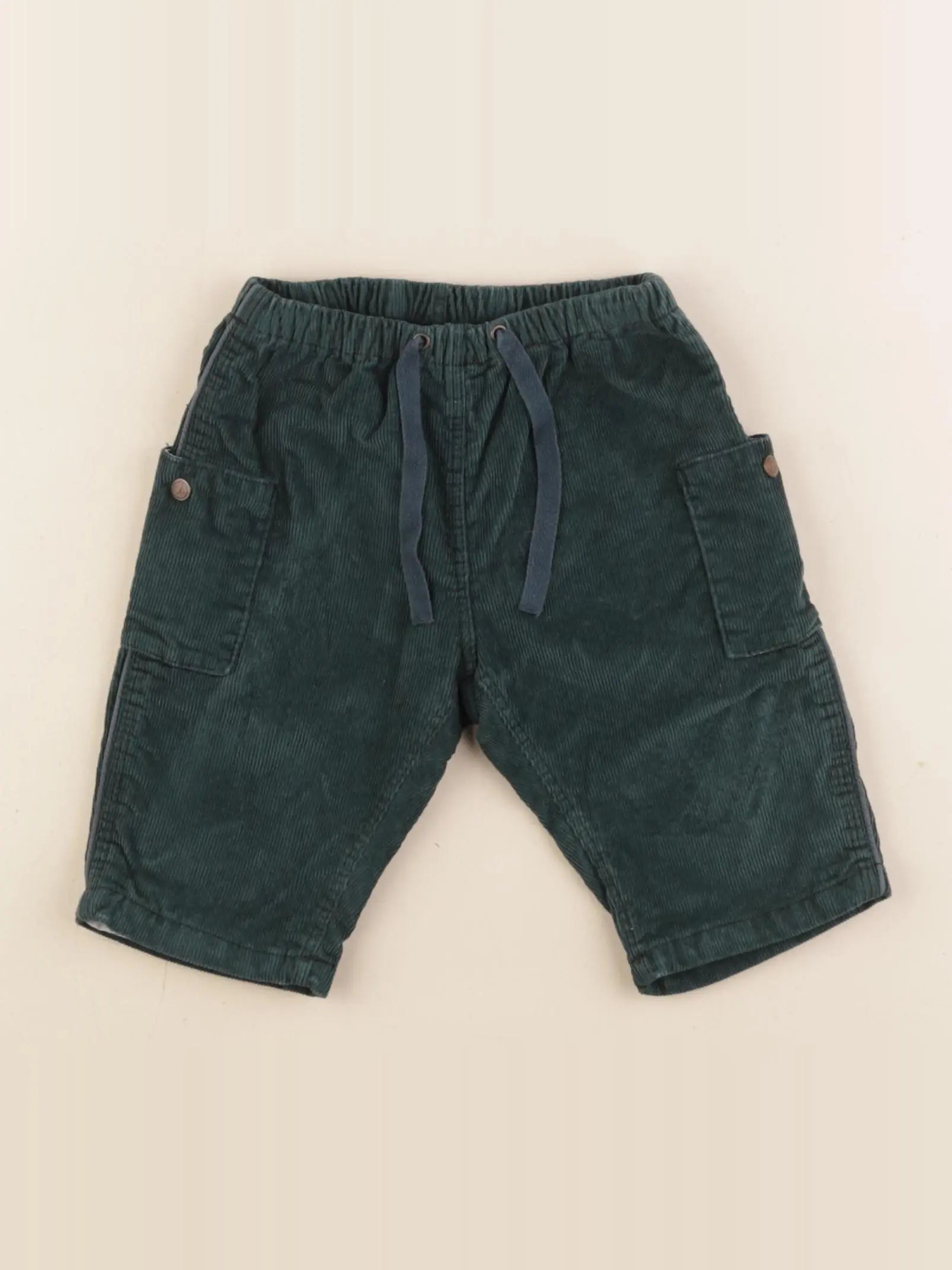 Petit Bateau - pantalon vert - 3 mois