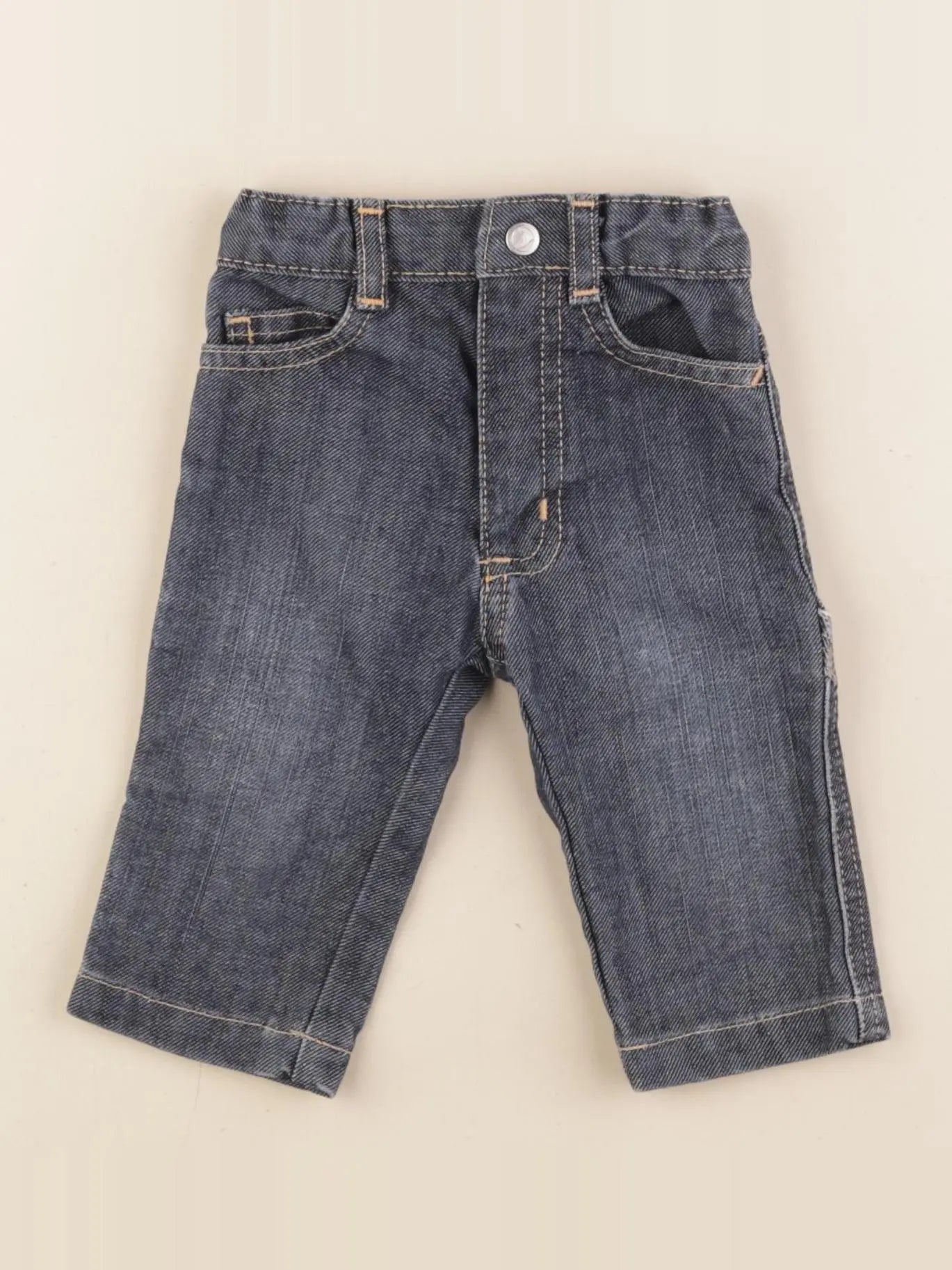 Petit Bateau - jean bleu - 3 mois