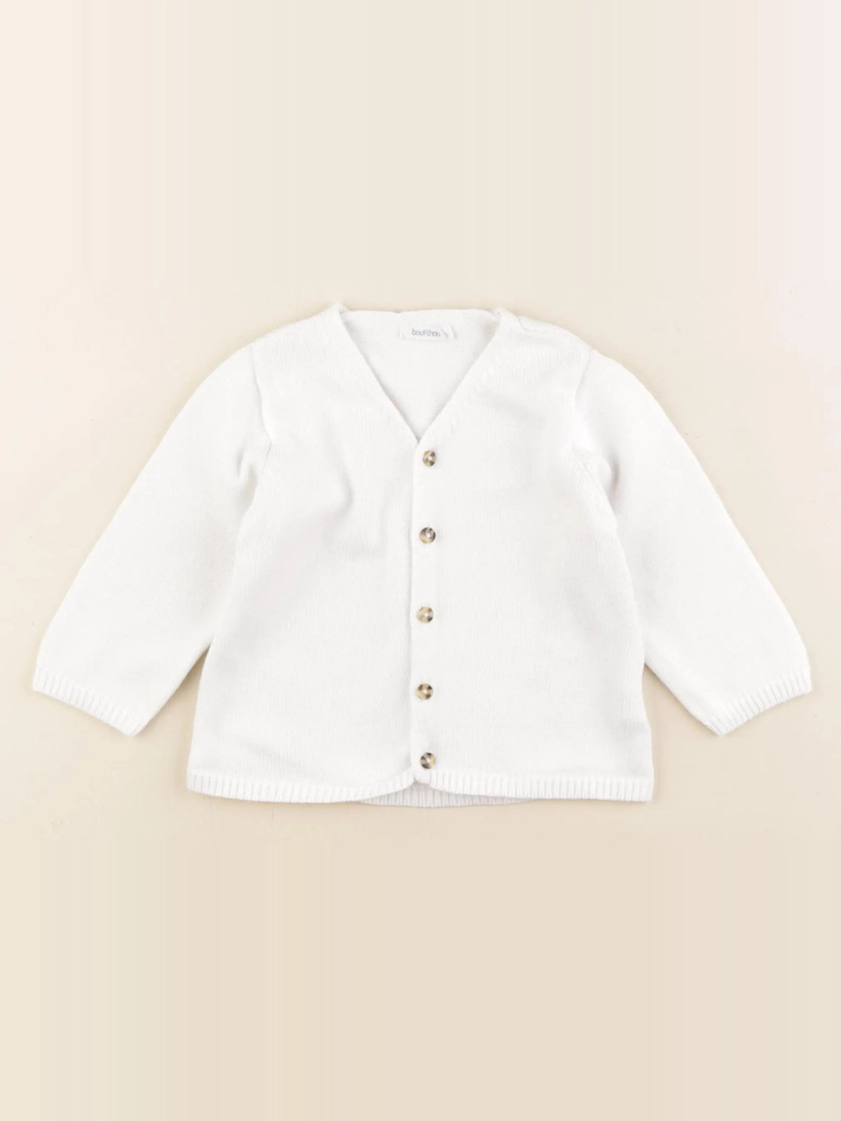 Boutchou - gilet blanc - 18 mois
