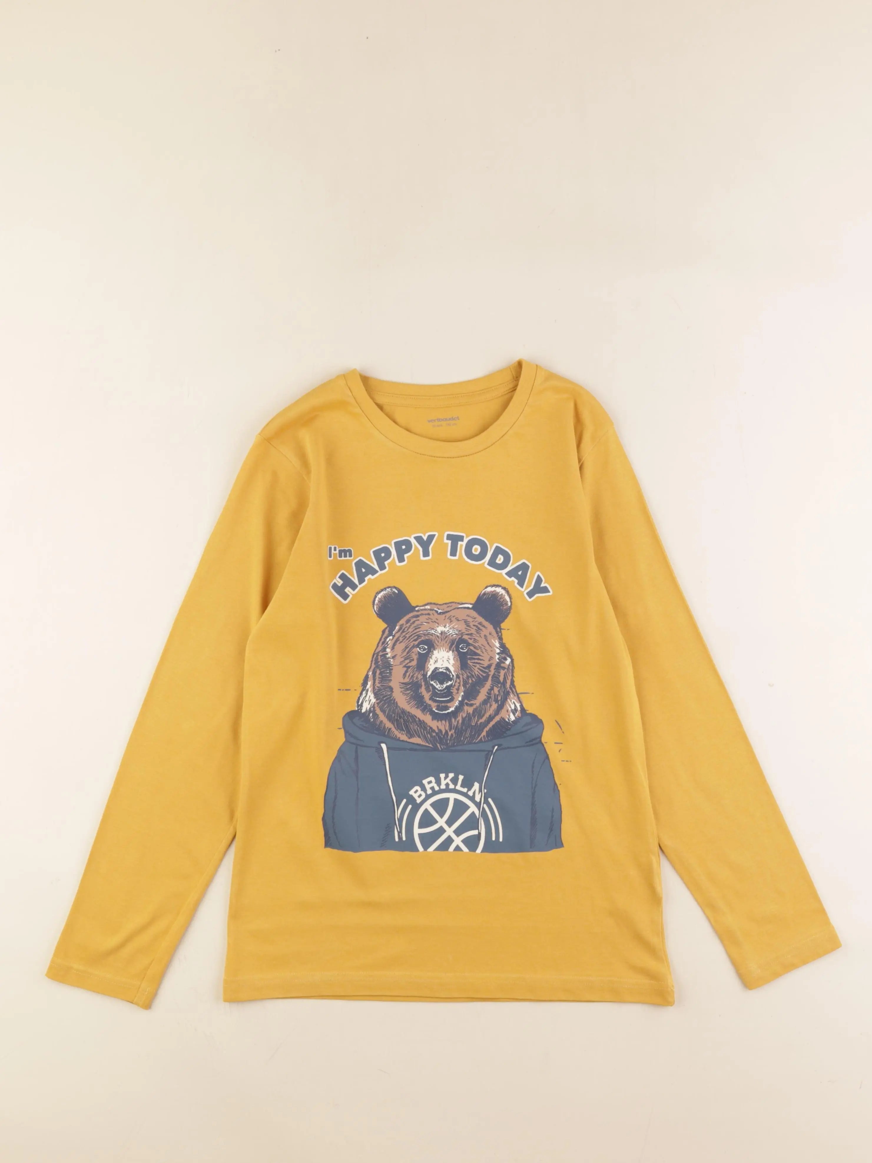 Vertbaudet - tee-shirt jaune - 10 ans